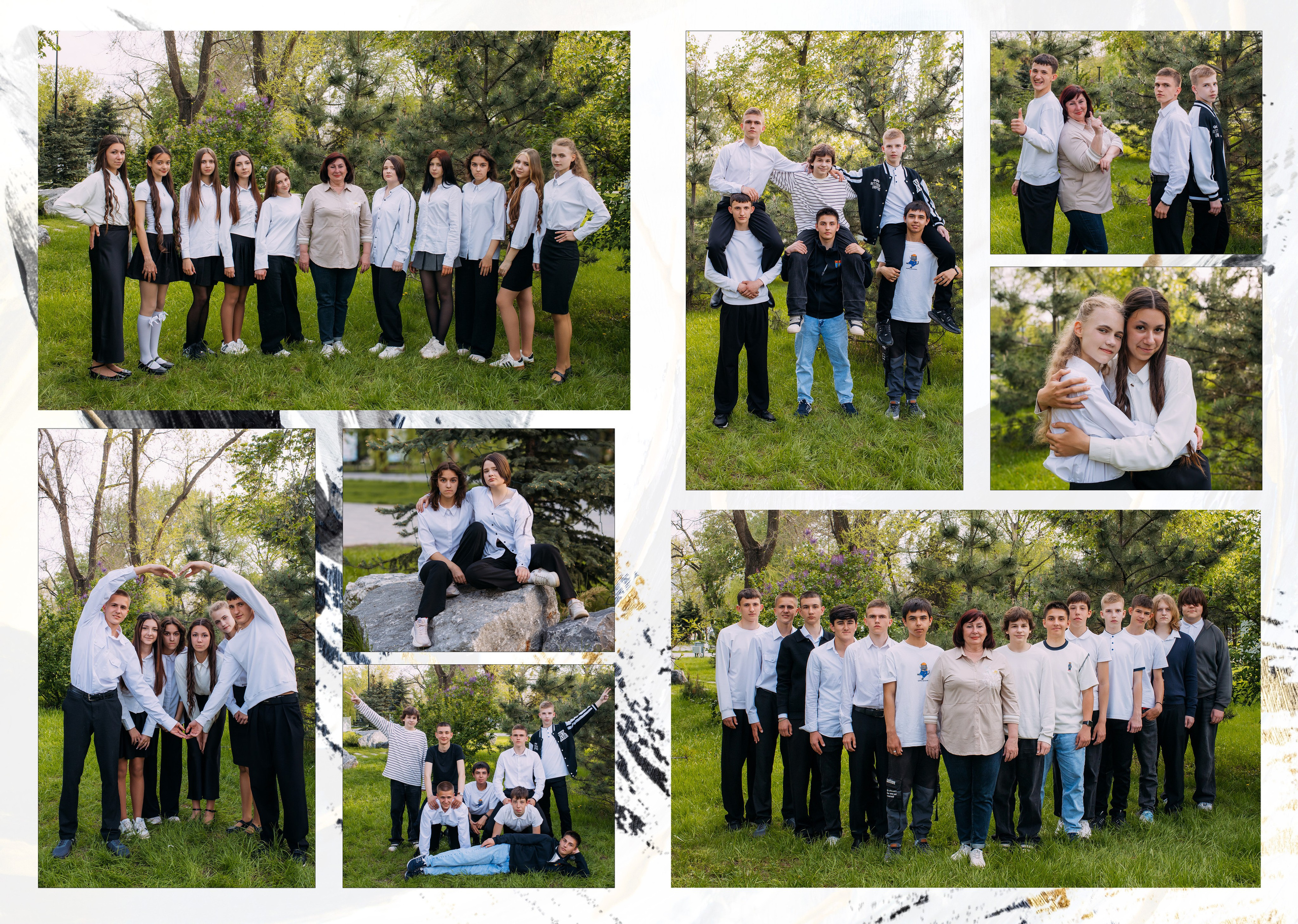 Выпускной Альбом «С Друзьями» 9 класс. Семейный фотограф в Волгограде Надежда Головко