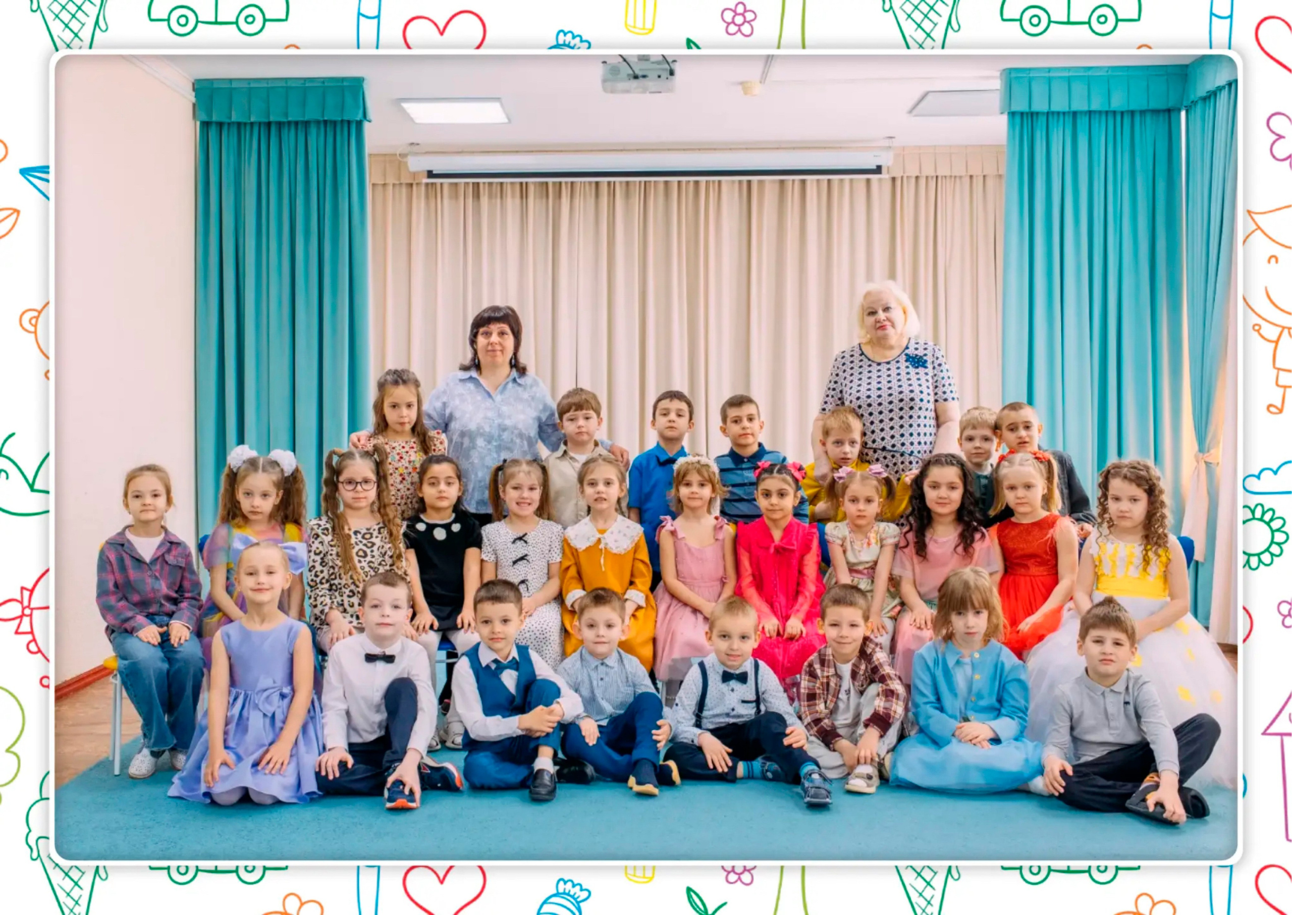 Выпускной альбом детского сада 10 разворотов (20 страниц). Семейный фотограф в Волгограде Надежда Головко