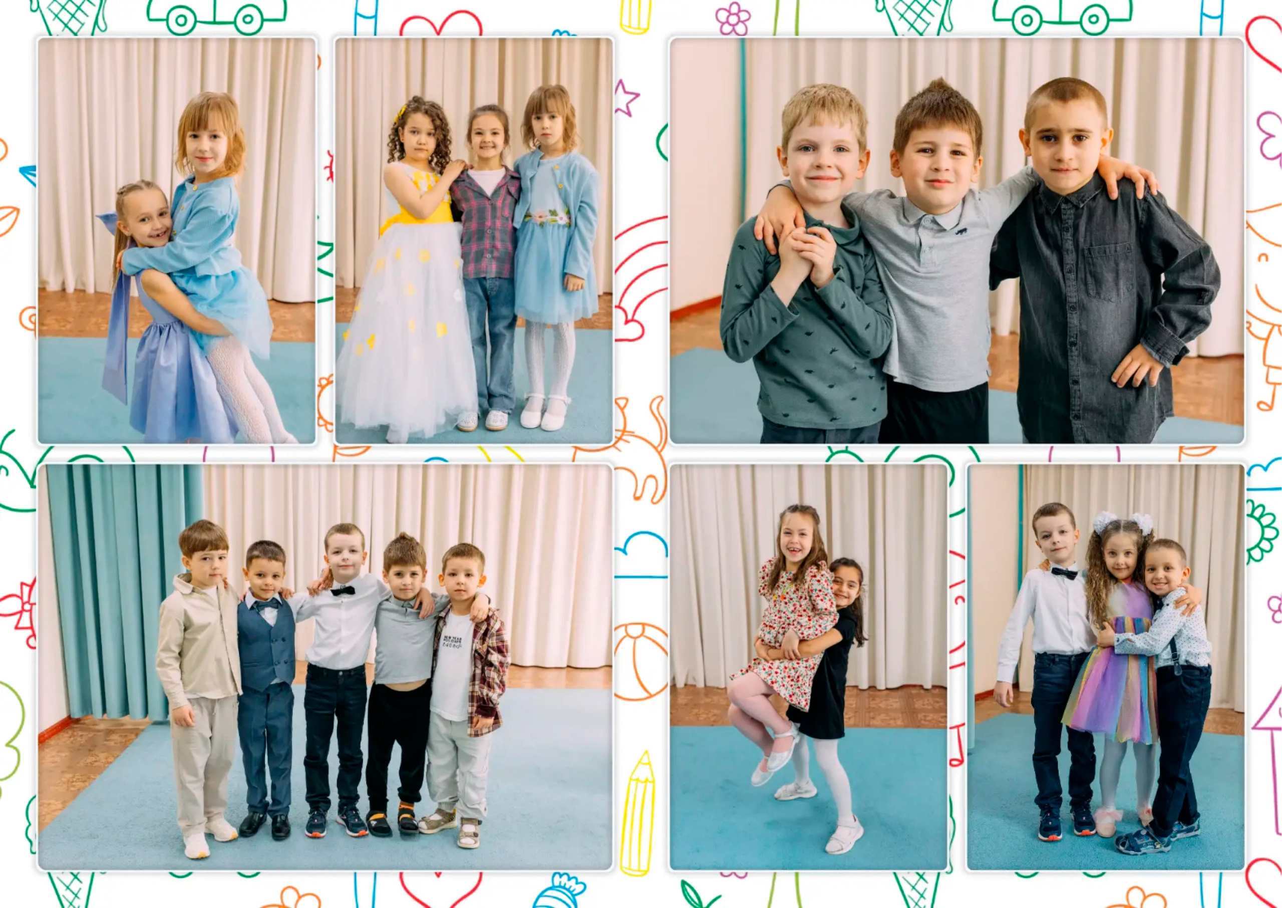 Выпускной альбом детского сада 10 разворотов (20 страниц). Семейный фотограф в Волгограде Надежда Головко