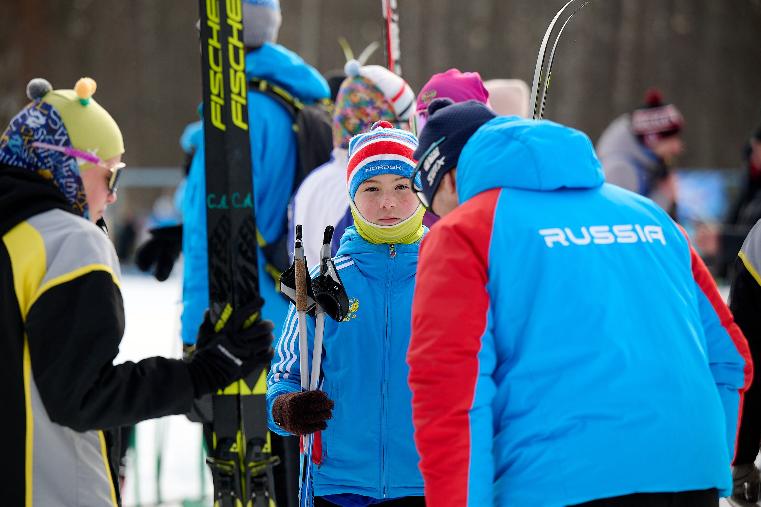 Всероссийские соревнования по лыжным гонкам «Пионерская правда». Ижевс. Спортивный репортажный фотограф в Ижевске Сергей Мерзляков