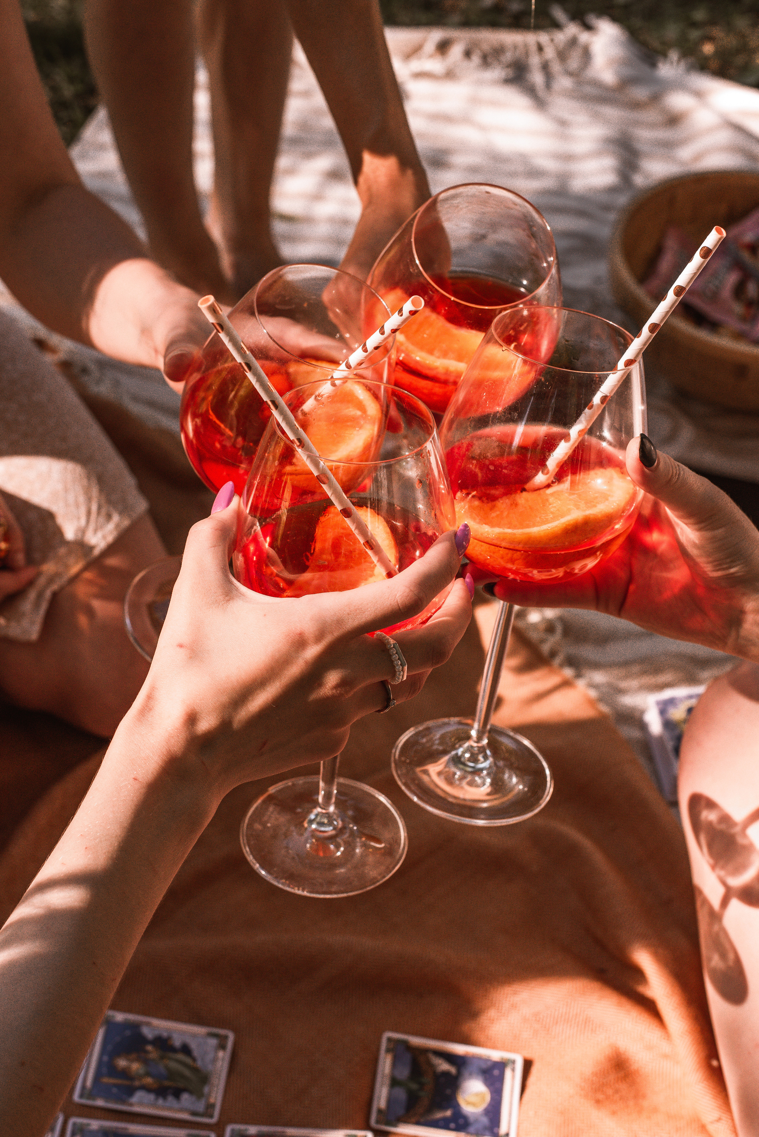 Девичник в парке. Фуд и предметный фотограф Москва