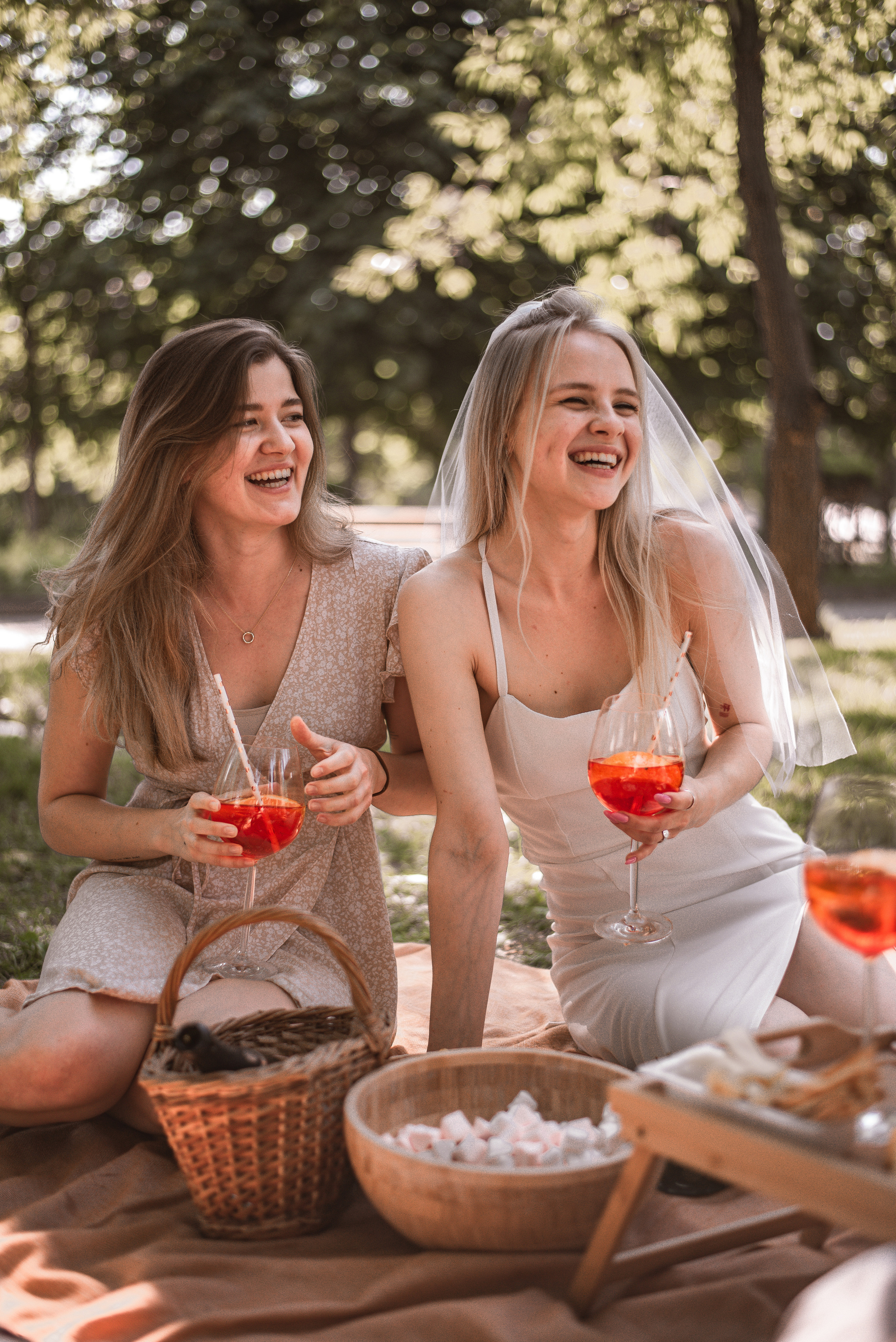 Девичник в парке. Фуд и предметный фотограф Москва