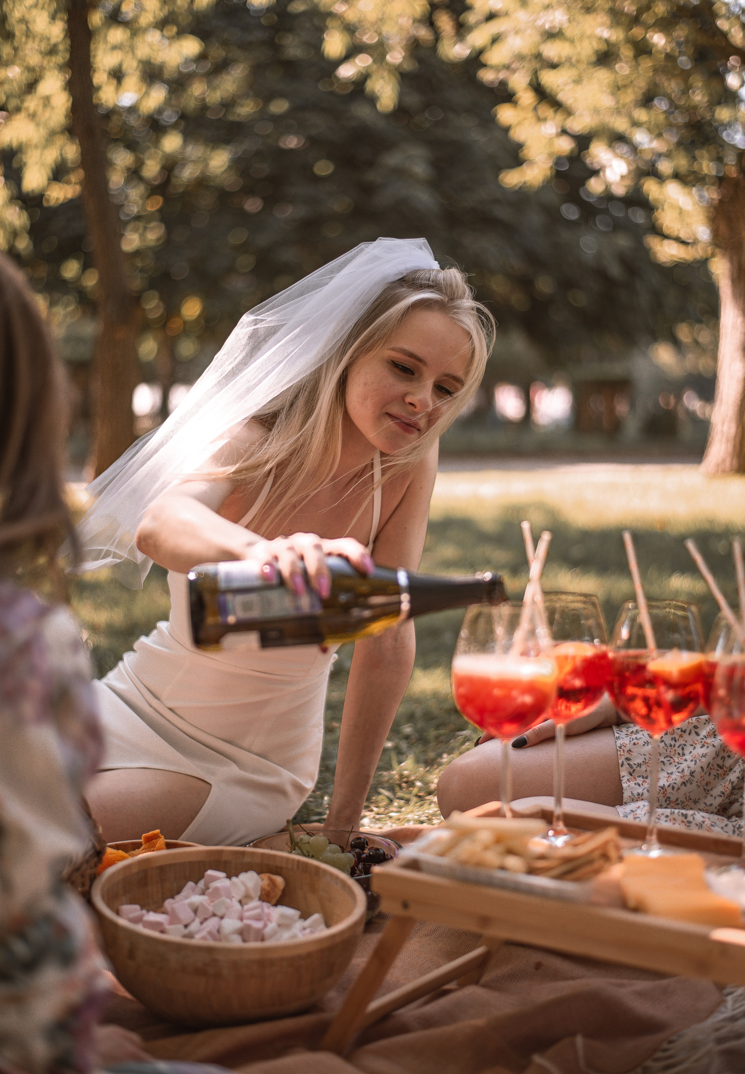 Девичник в парке. Фуд и предметный фотограф Москва