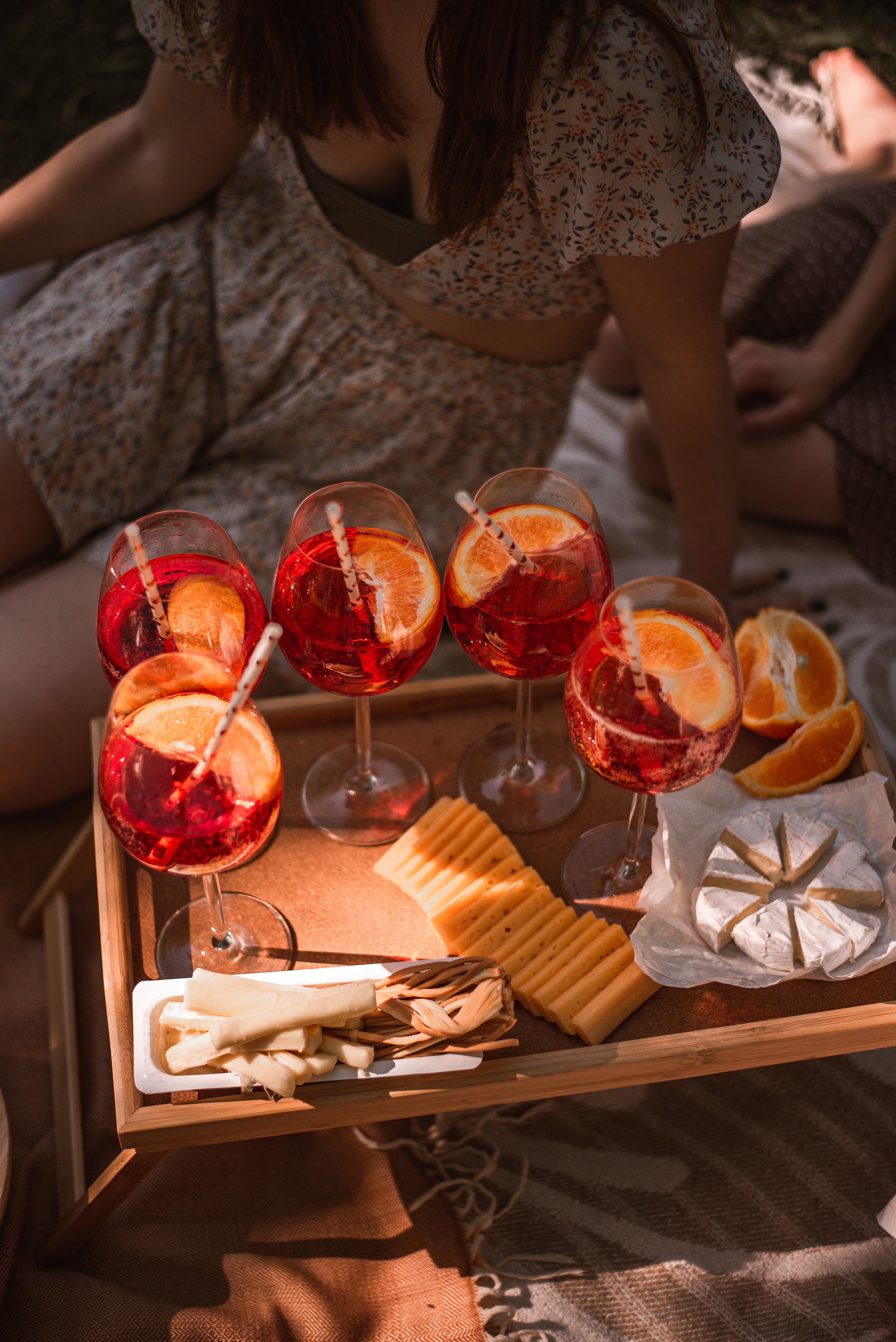 Девичник в парке. Фуд и предметный фотограф Москва