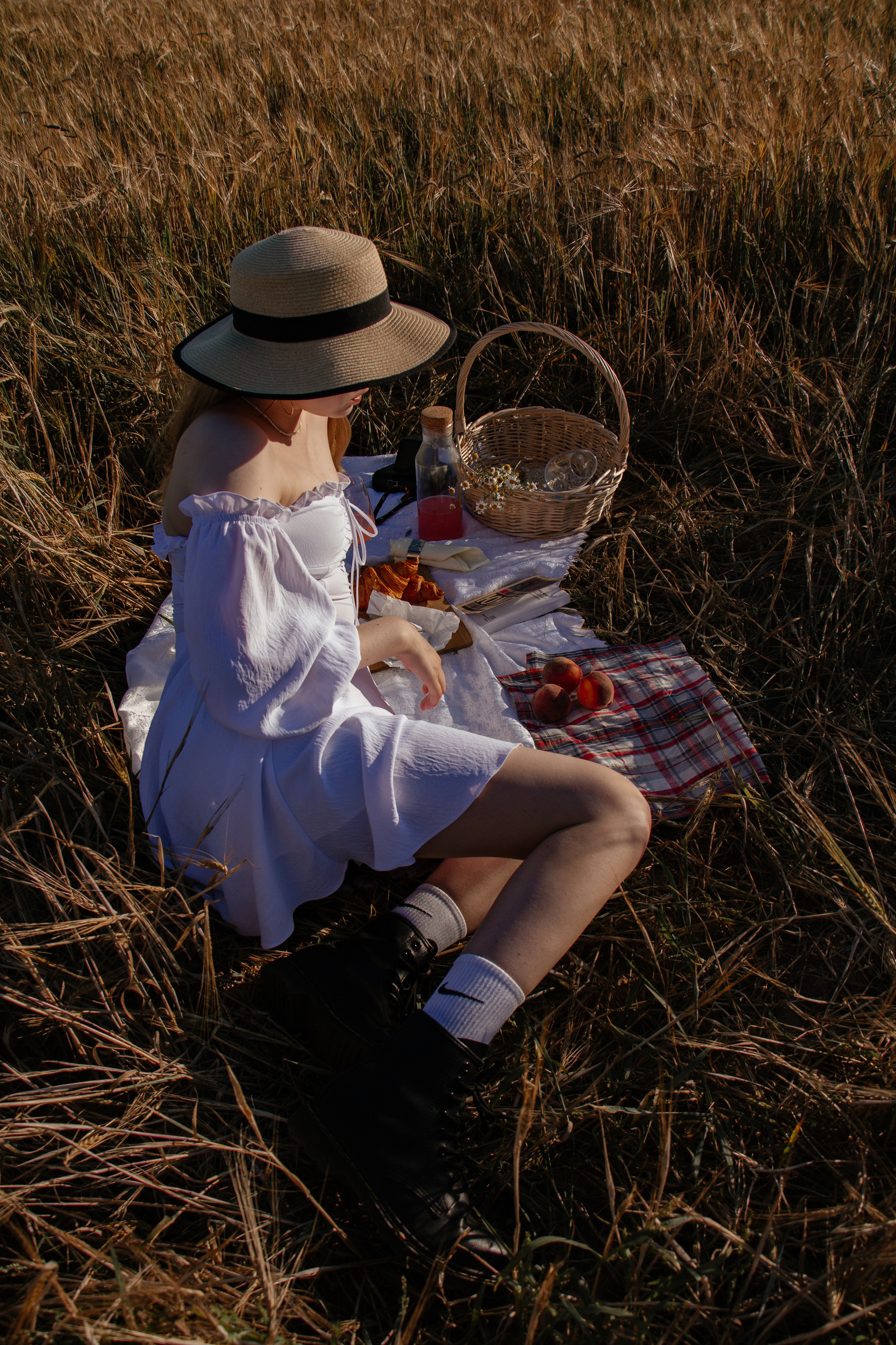 Пикник в поле. Фуд и предметный фотограф Москва