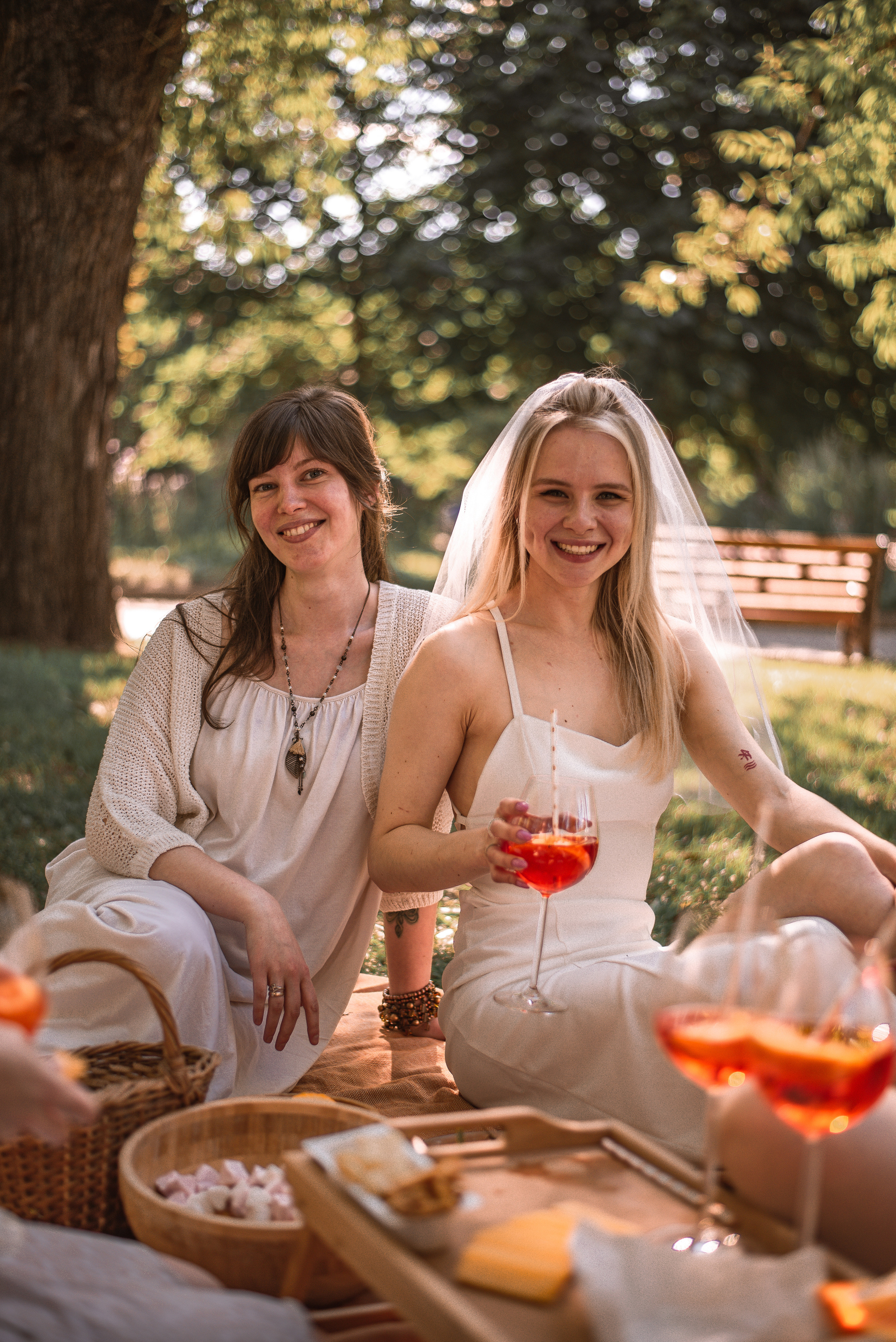 Девичник в парке. Фуд и предметный фотограф Москва
