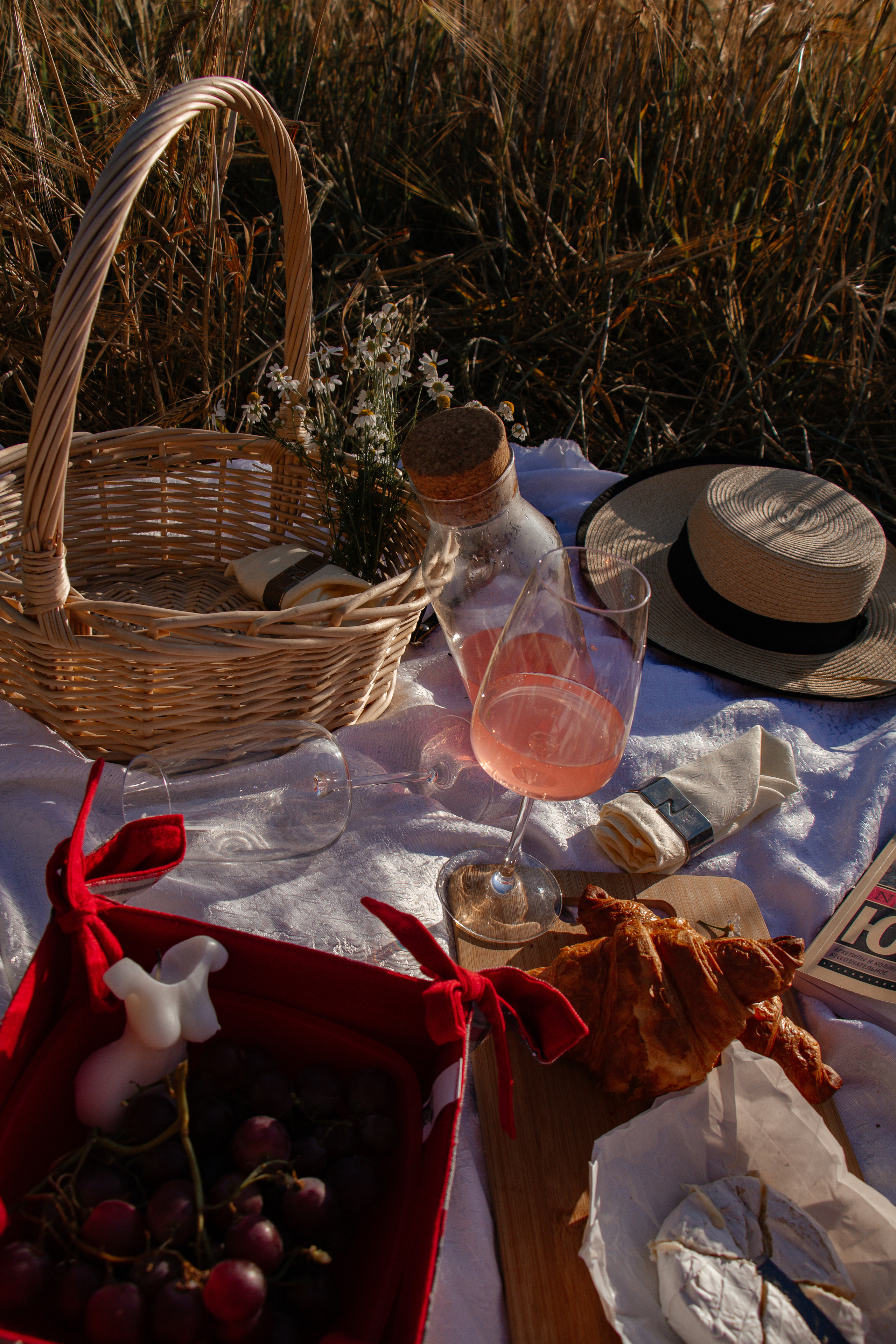 Пикник в поле. Фуд и предметный фотограф Москва