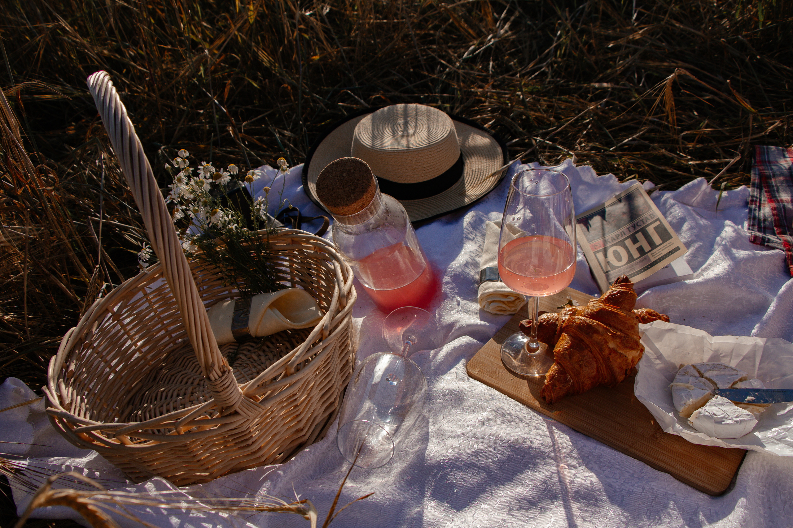 Пикник в поле. Фуд и предметный фотограф Москва