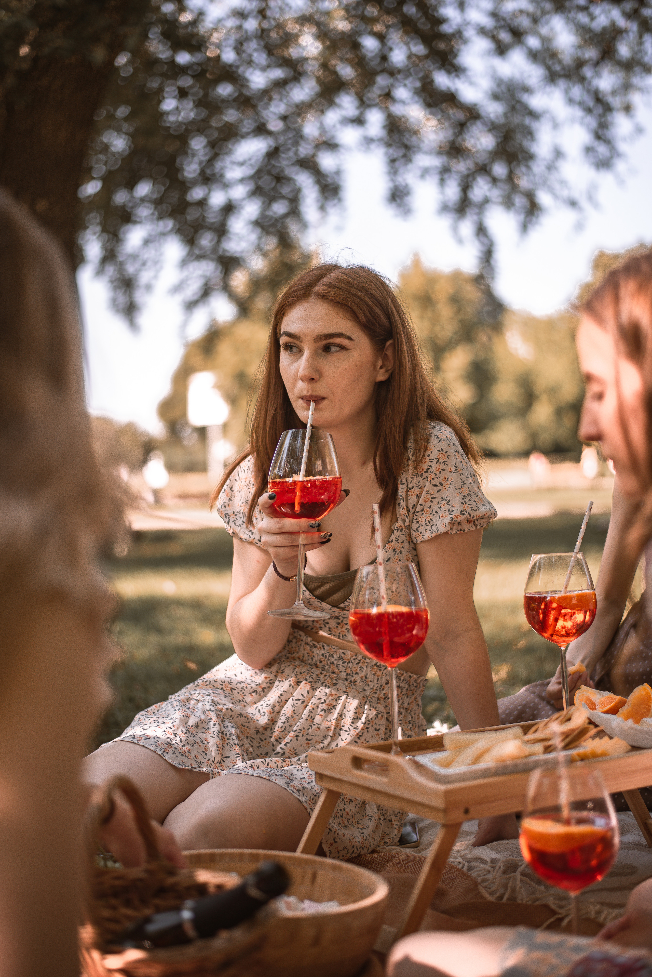 Девичник в парке. Фуд и предметный фотограф Москва