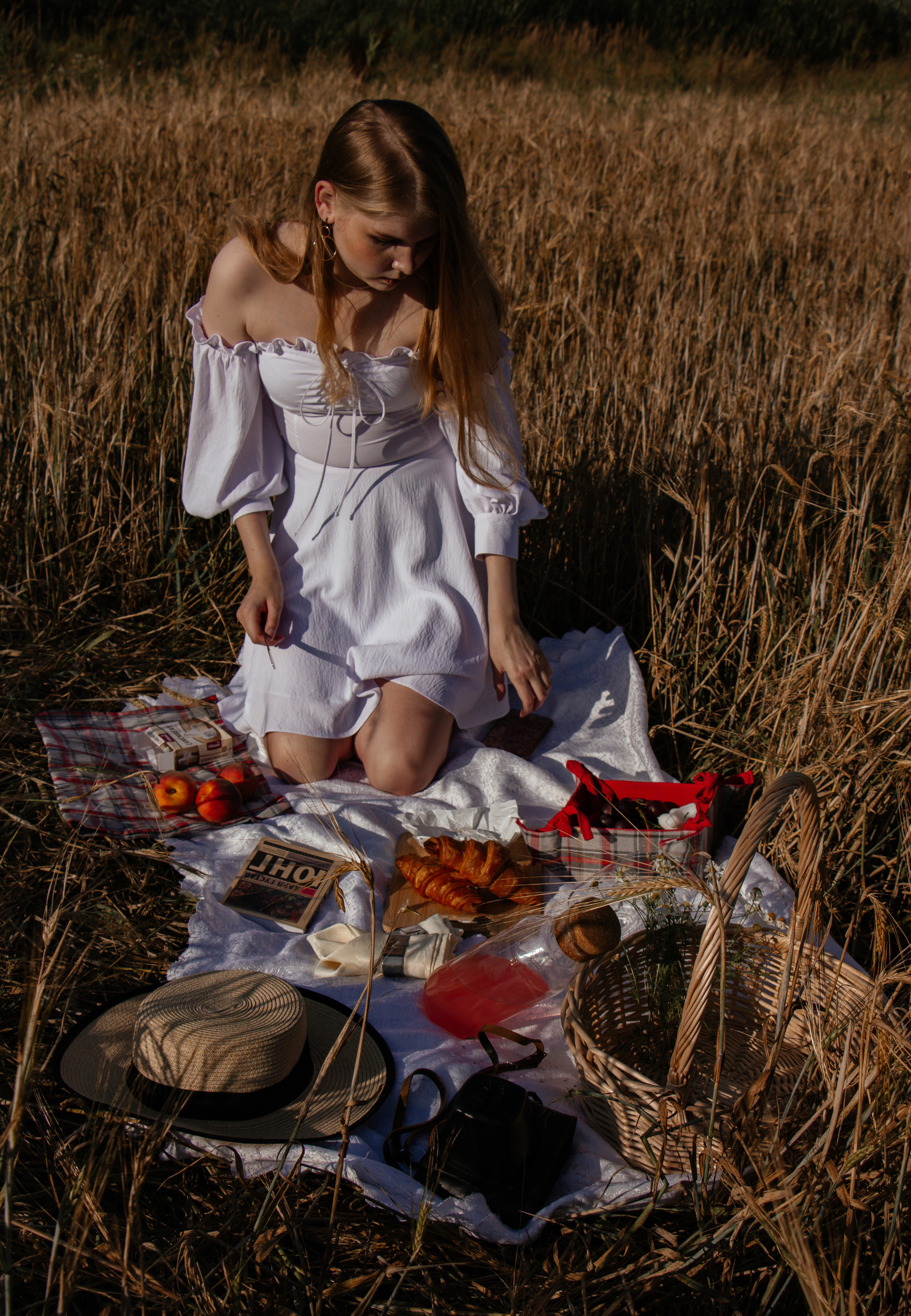 Пикник в поле. Фуд и предметный фотограф Москва