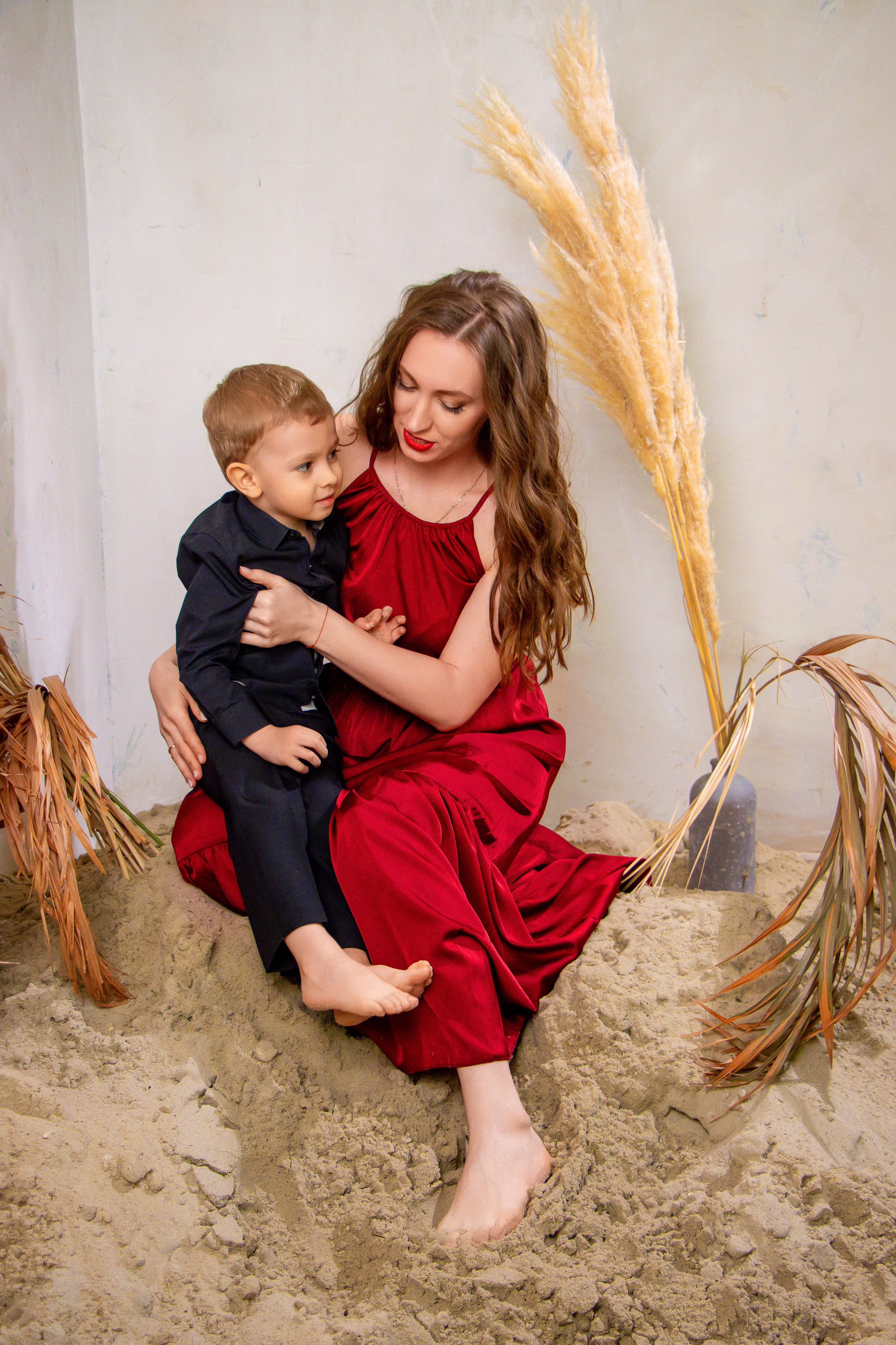 Ангелина с сыном. Фотограф Татьяна Матрос