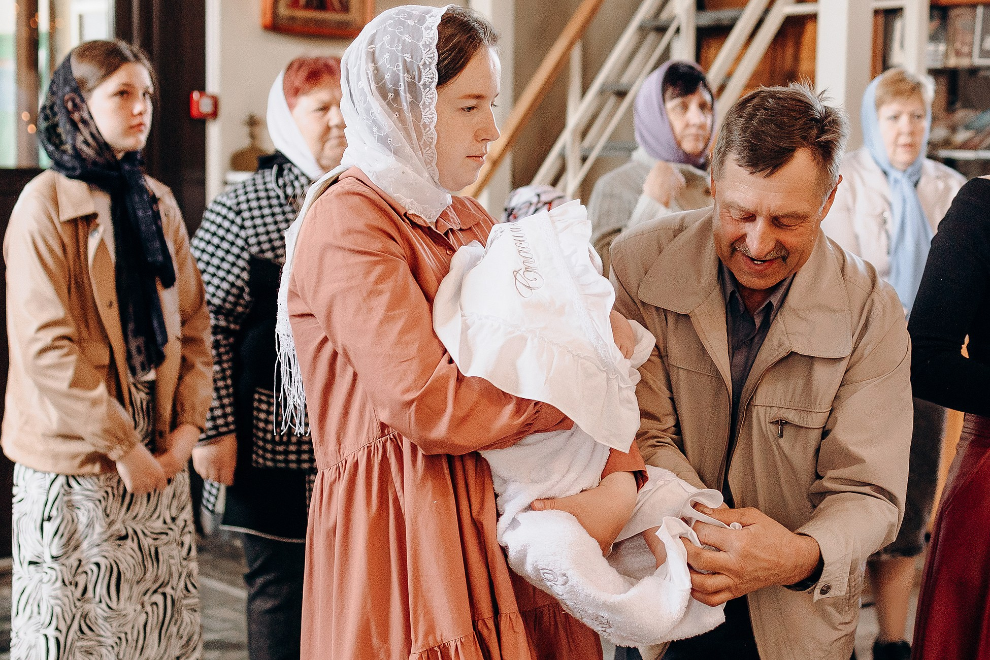 Крещение в Соловцовке. Семейный фотограф в Пензе Мария Левина