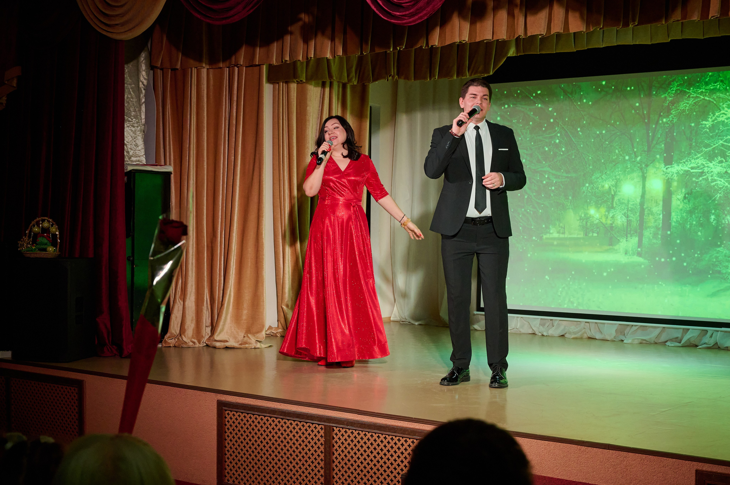 НОвогодний концерт. дк Виноградный. Жизнь курорта Кабардинка в фотографиях