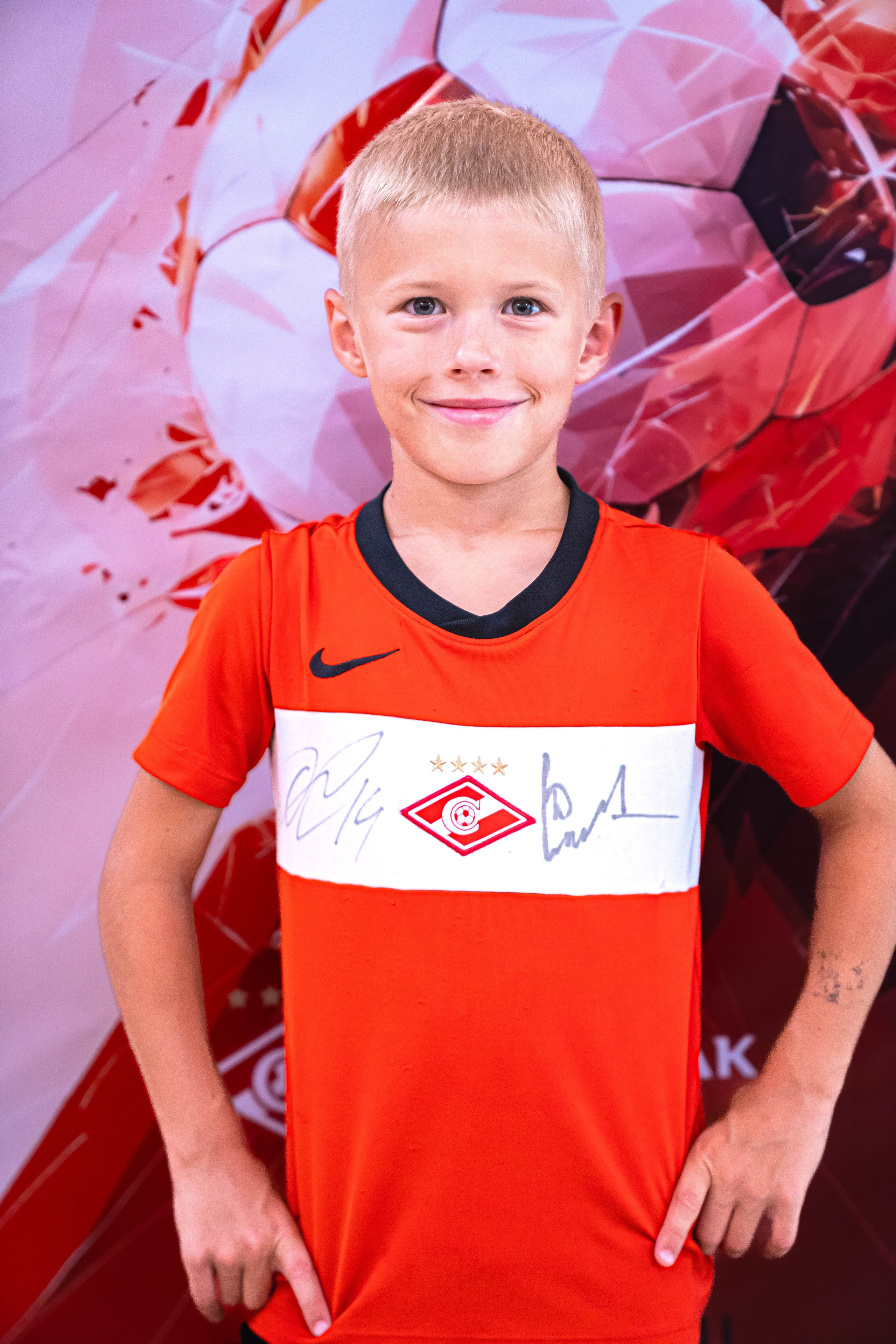 Портреты футболистов Спартак Юниор. Фото и видео съёмка на заказ. VAU Studia. Москва