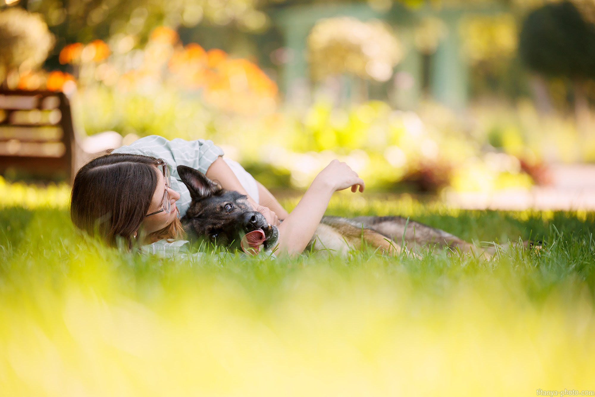 Маша и Харпи. Фотограф собак, фотограф-анималист Аня Титова (Titanya). Москва