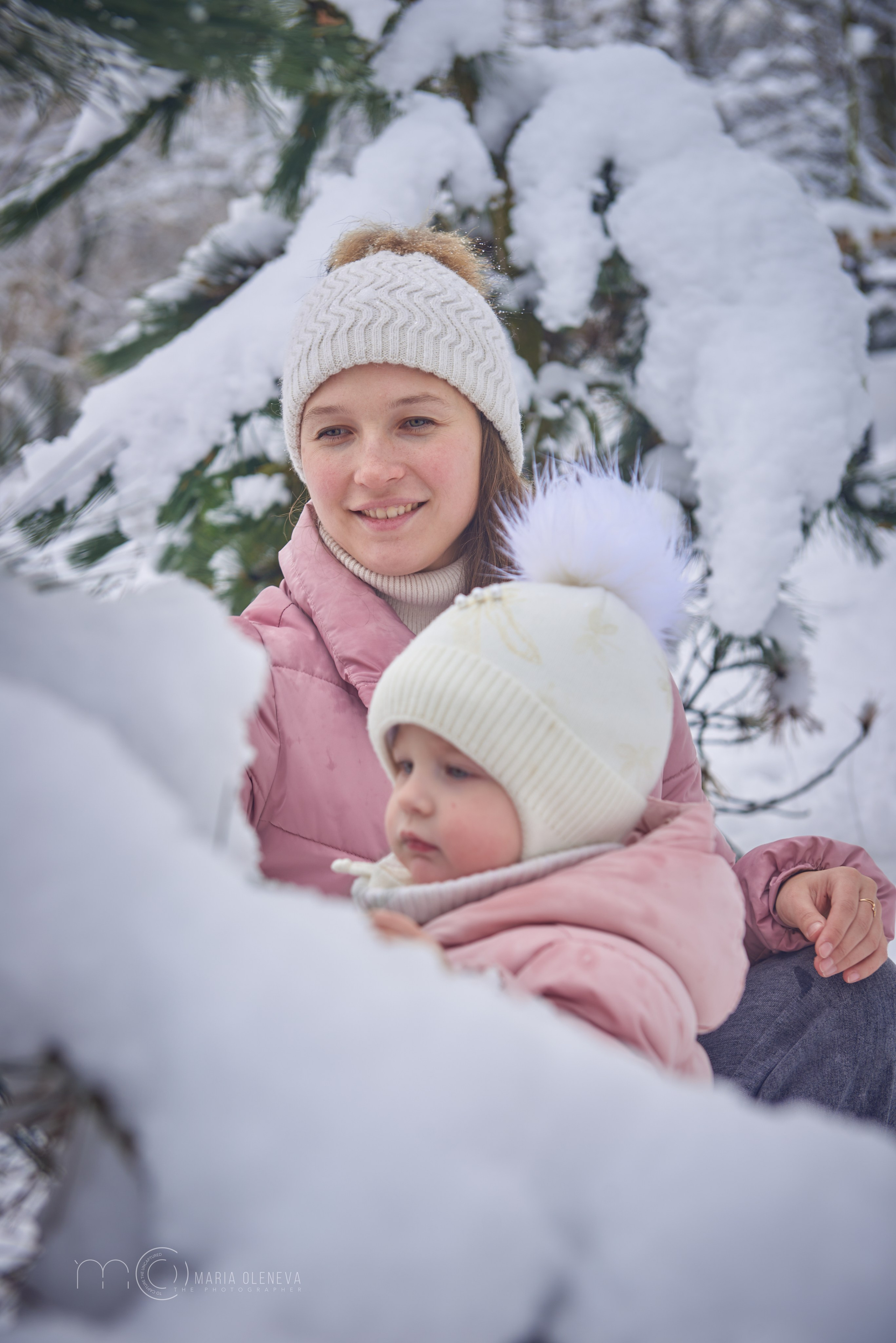 Снежная фотосессия. Фотограф Мария Оленева