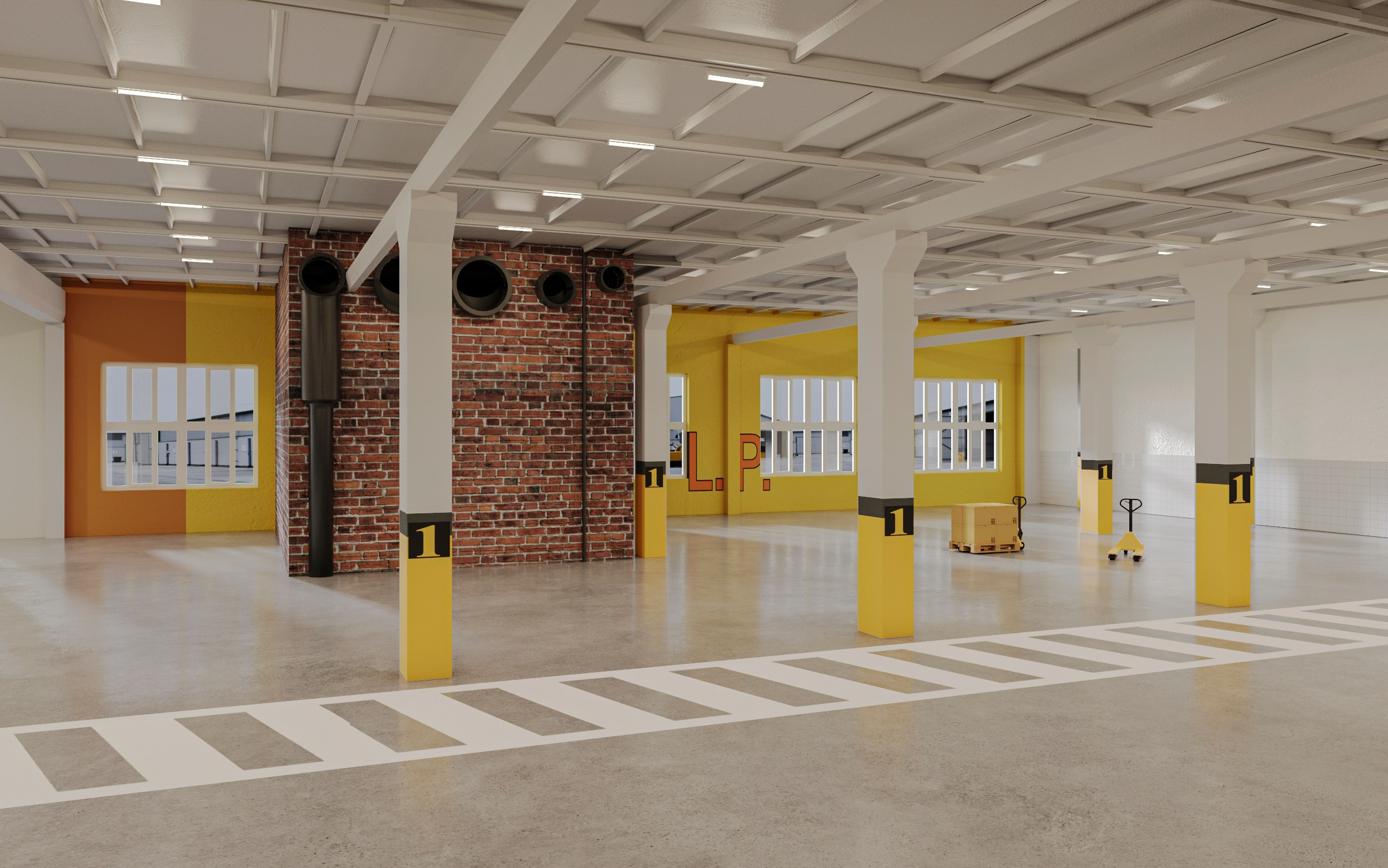 Складское помещение. Дизайн-студия RT ROOM