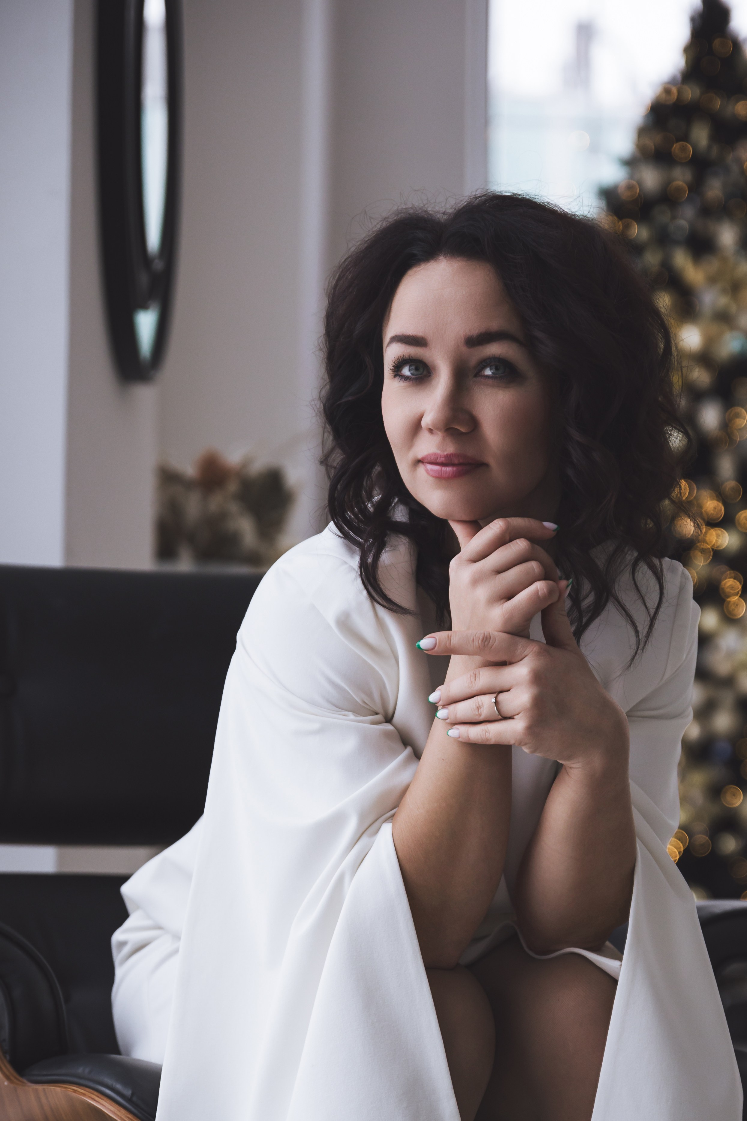 Мама и дочь_новогоднее настроение. Фотограф Воронеж, Новая Усмань Мария Бублик