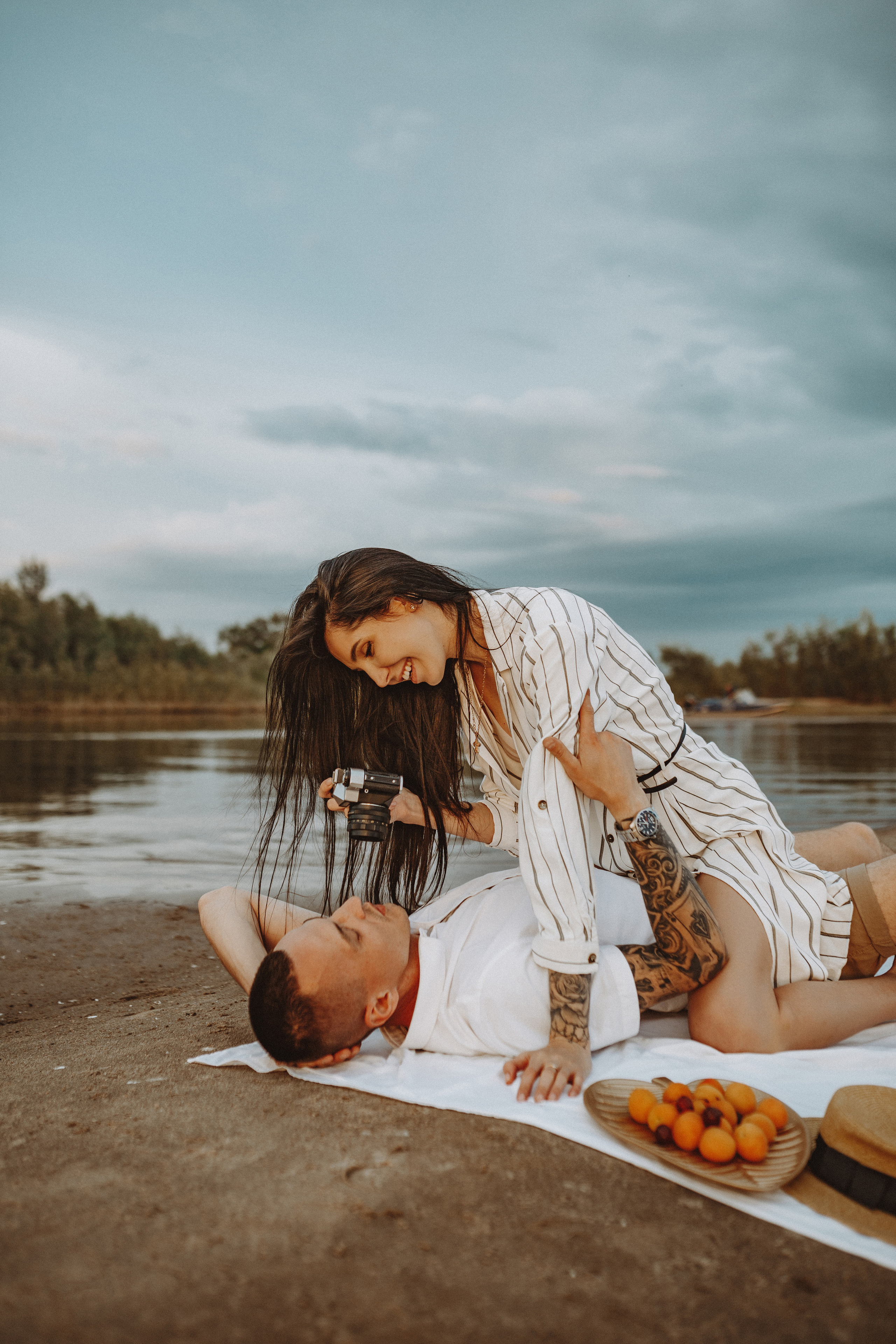 Фотосессия с катером, фотосессия на пляже, фотосессия на закате. Фотограф в Смоленске Ольга Давыдова