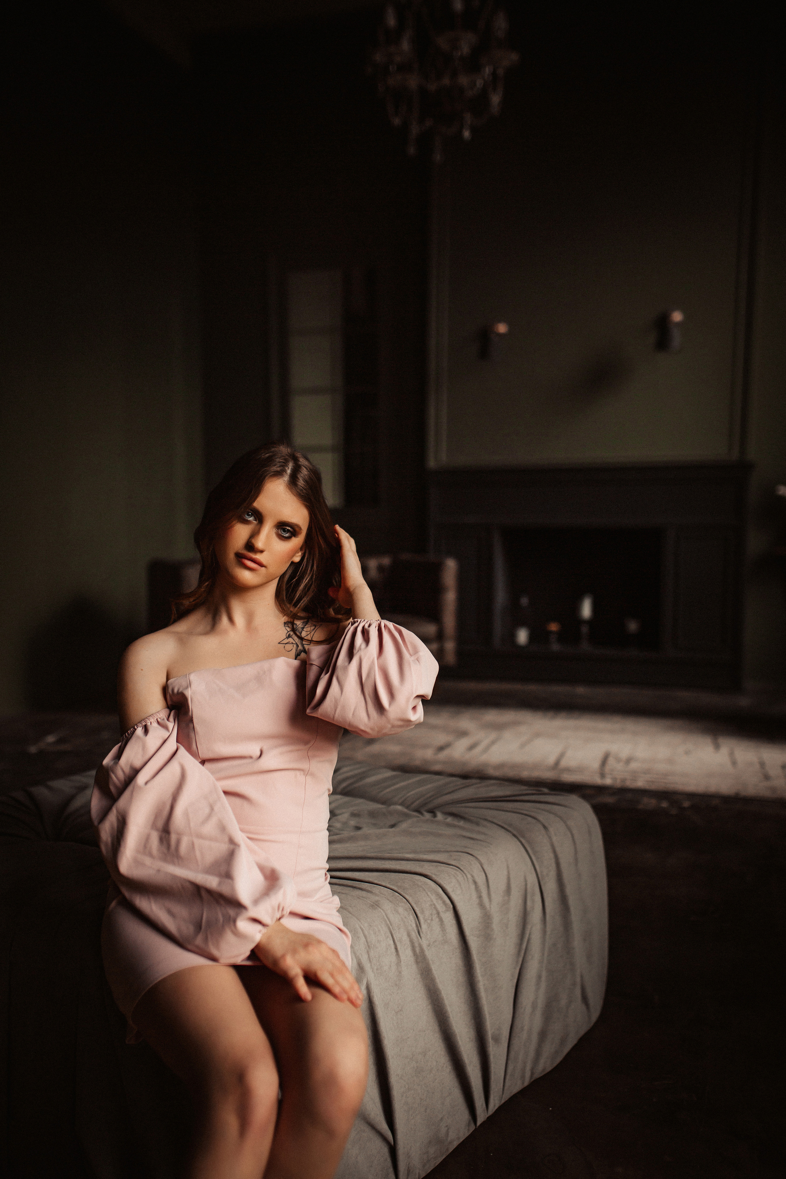 Фотосессия в тёмной студии. Фотограф в Смоленске Ольга Давыдова