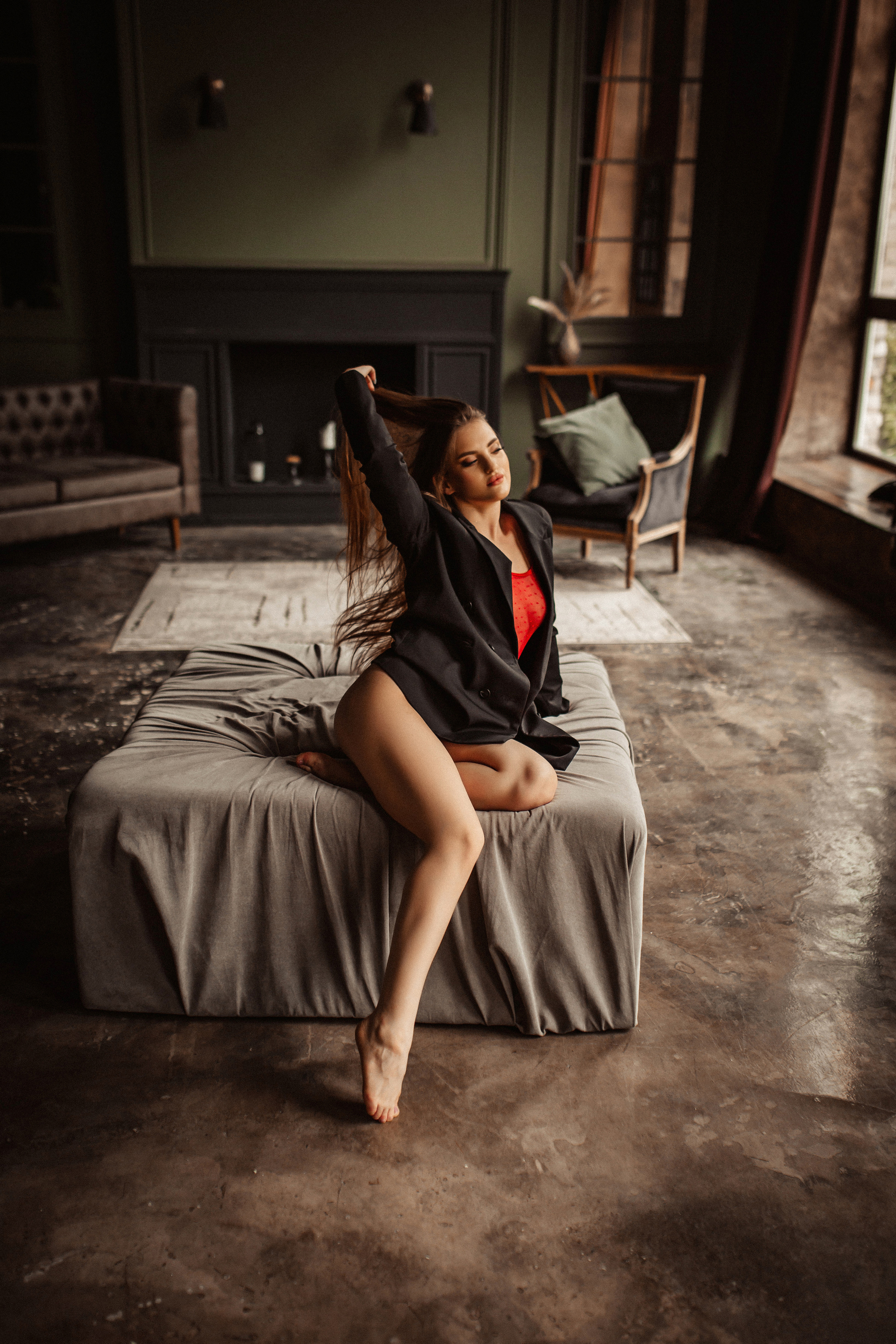 Фотосессия в тёмной студии. Фотограф в Смоленске Ольга Давыдова