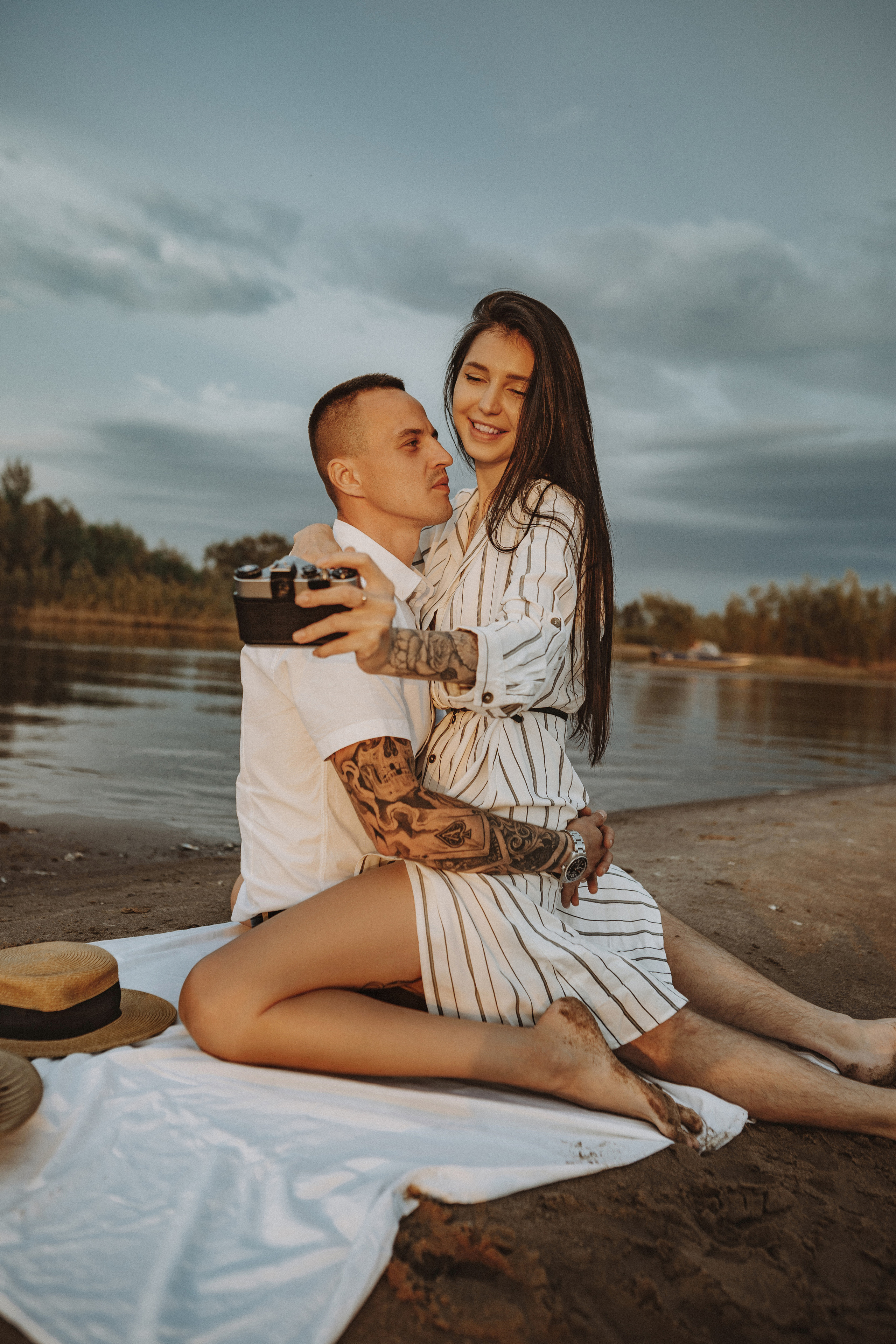 Фотосессия с катером, фотосессия на пляже, фотосессия на закате. Фотограф в Смоленске Ольга Давыдова