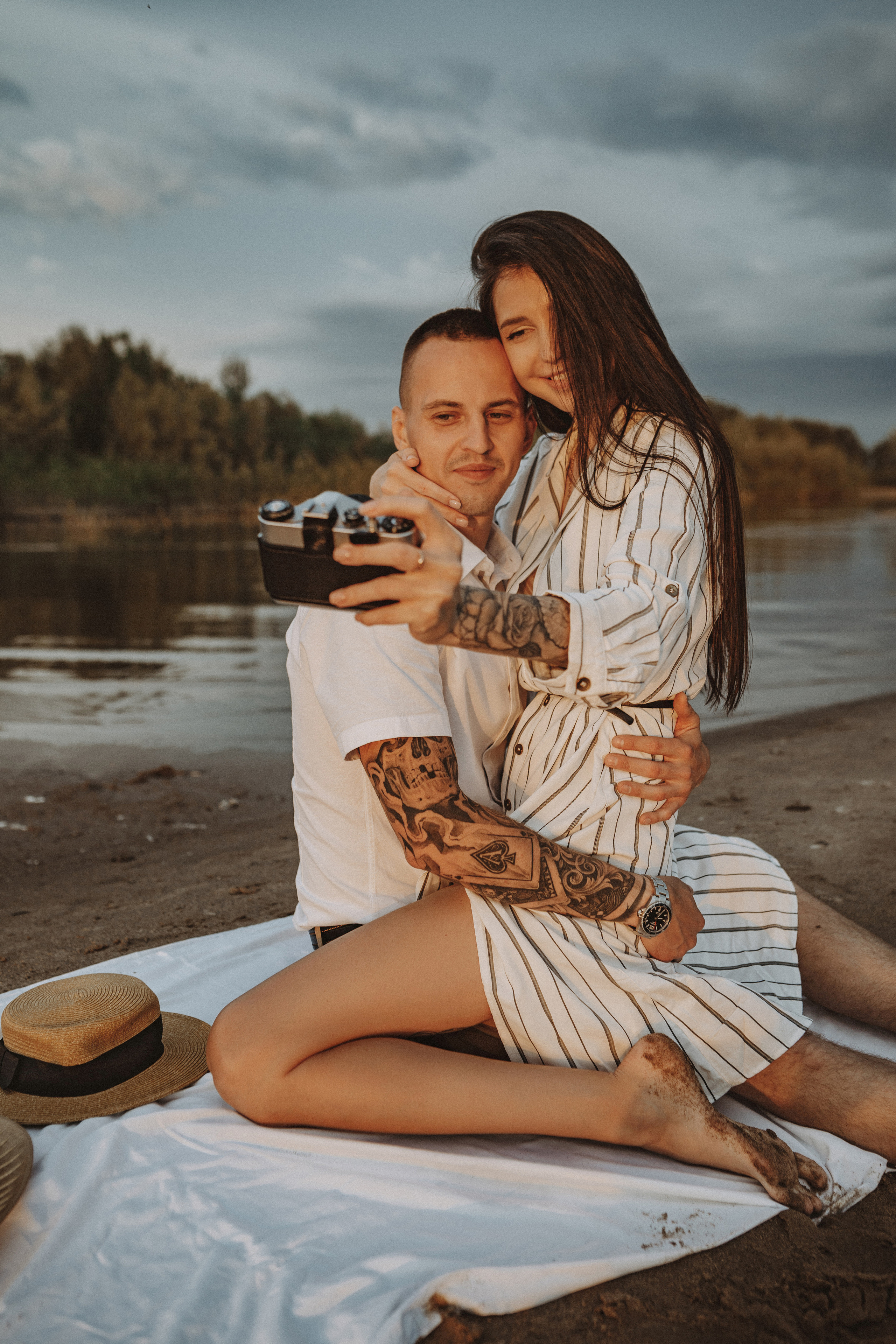 Фотосессия с катером, фотосессия на пляже, фотосессия на закате. Фотограф в Смоленске Ольга Давыдова