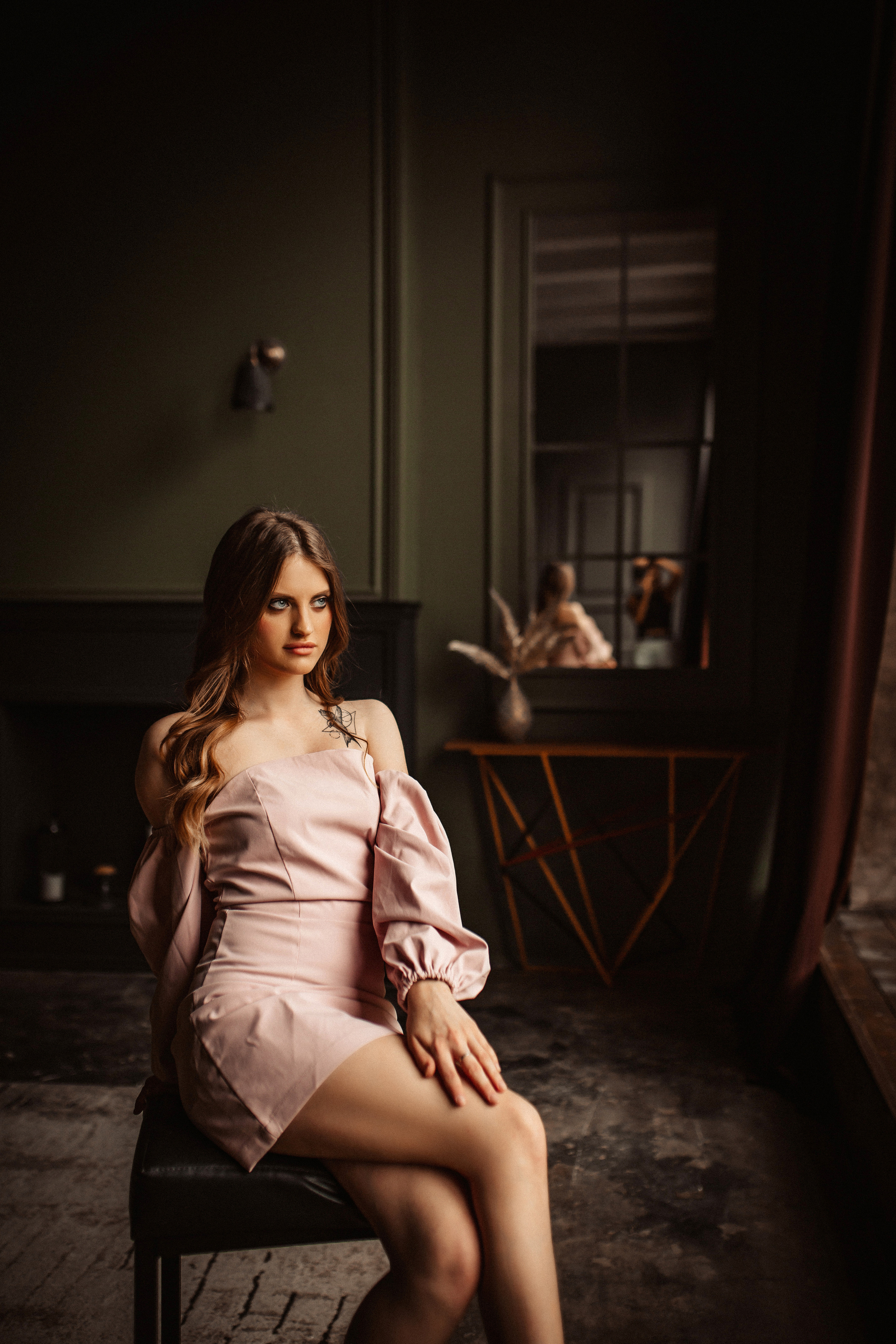 Фотосессия в тёмной студии. Фотограф в Смоленске Ольга Давыдова