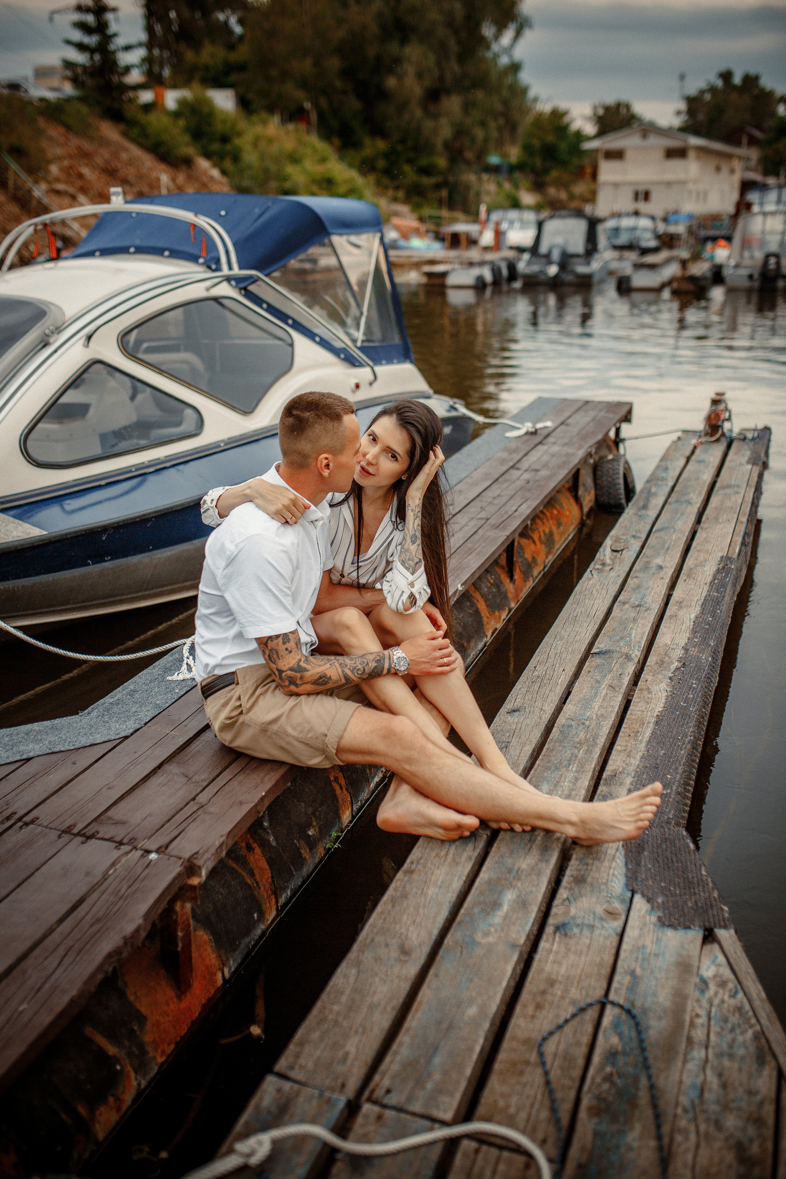 Фотосессия с катером, фотосессия на пляже, фотосессия на закате. Фотограф в Смоленске Ольга Давыдова