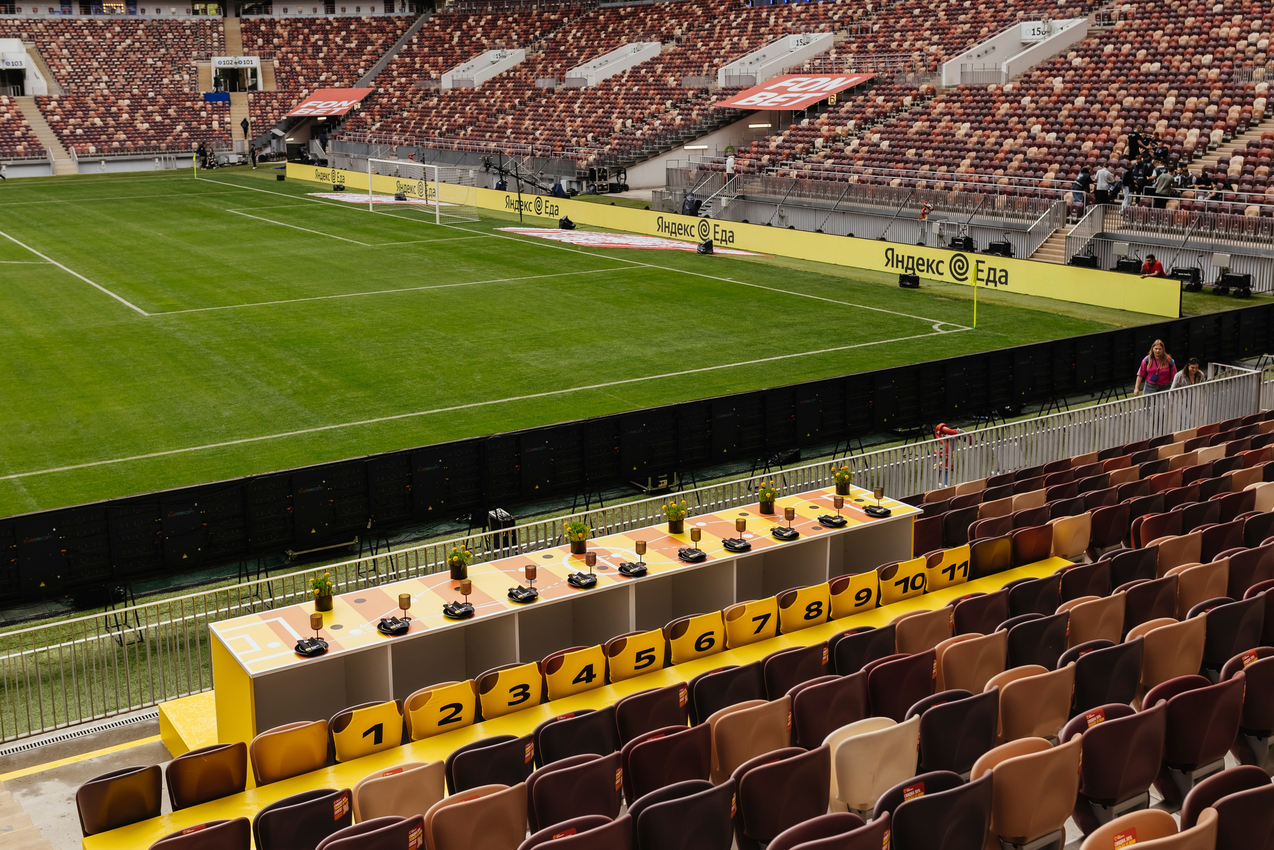 Яндекс Еда x Burger King На финале кубка России по футболу. Репортажный, event, концертный и backstage фотограф из Москвы Виталий Кривцов