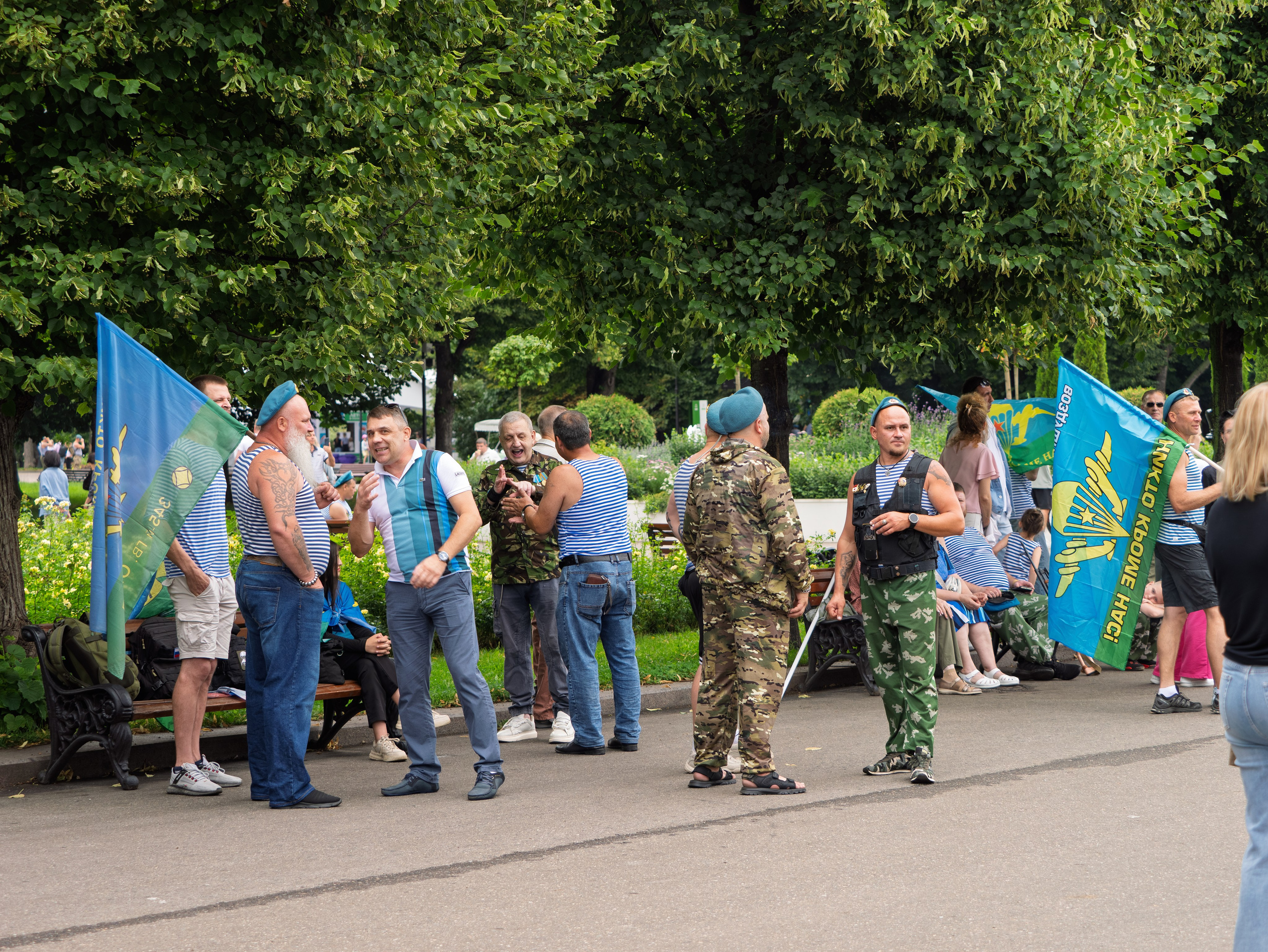 Празднование 95-летия ВДВ в парке горького 2 августа 2025 гола. Фотограф Никифоров-Гордеев Сергей. Москва и МО