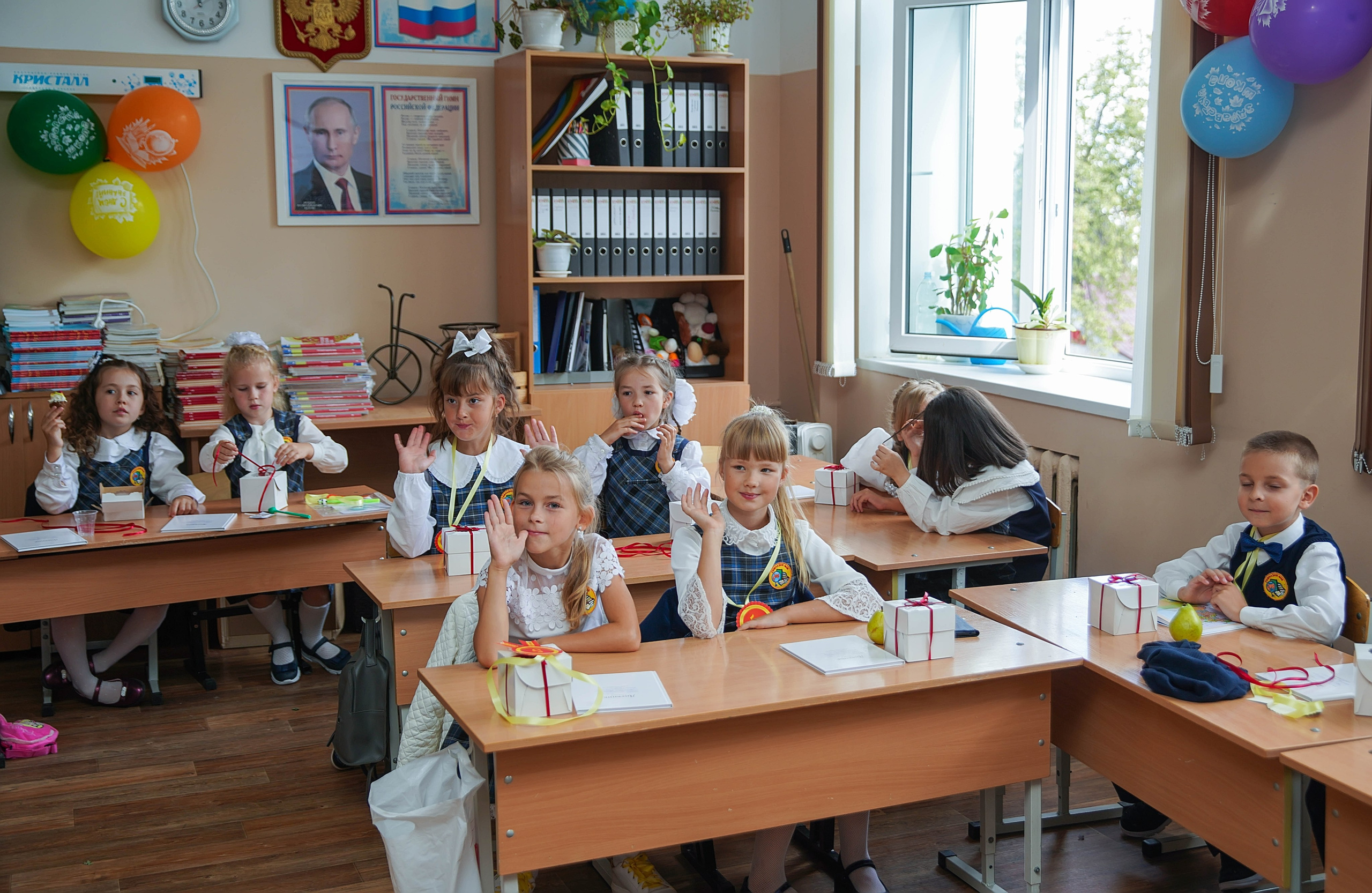 Праздник в классе. Семейный и детский фотограф в Нижнем Новгороде