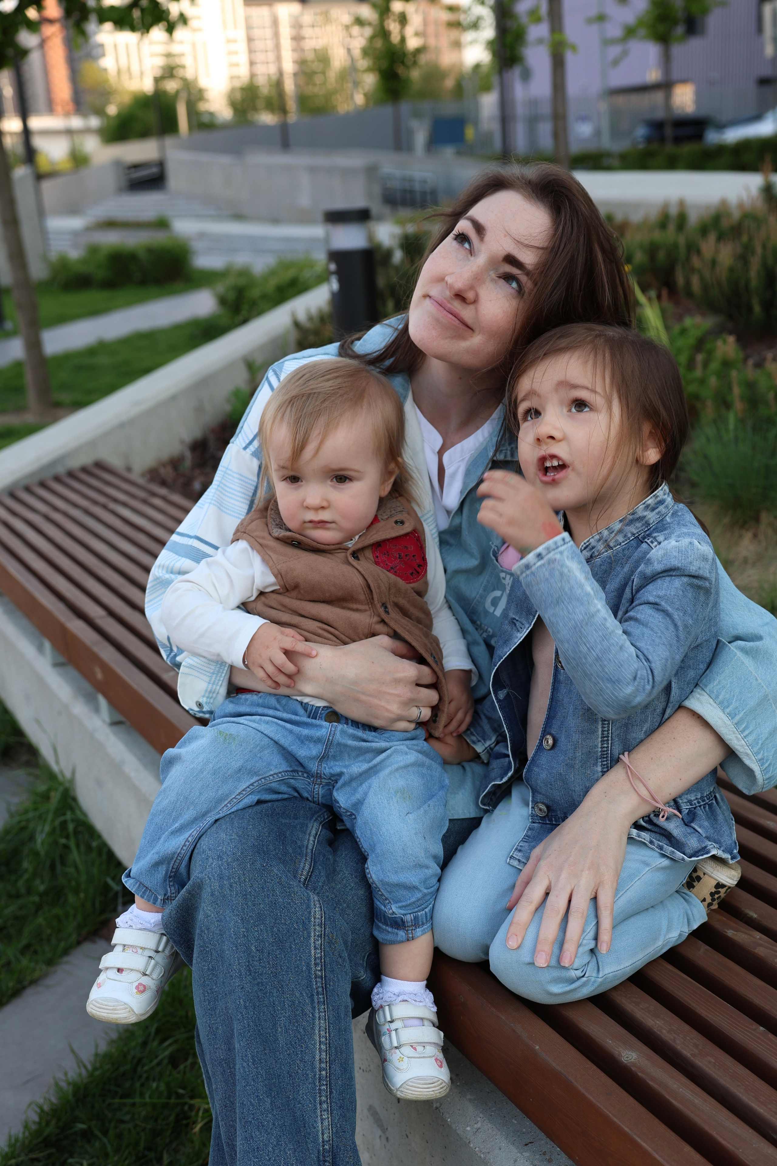 Катя, Мира и Полина. Прогулка в Москве. Ваш семейный newborn и lifestyle фотограф в СПБ Наталья Журавлева