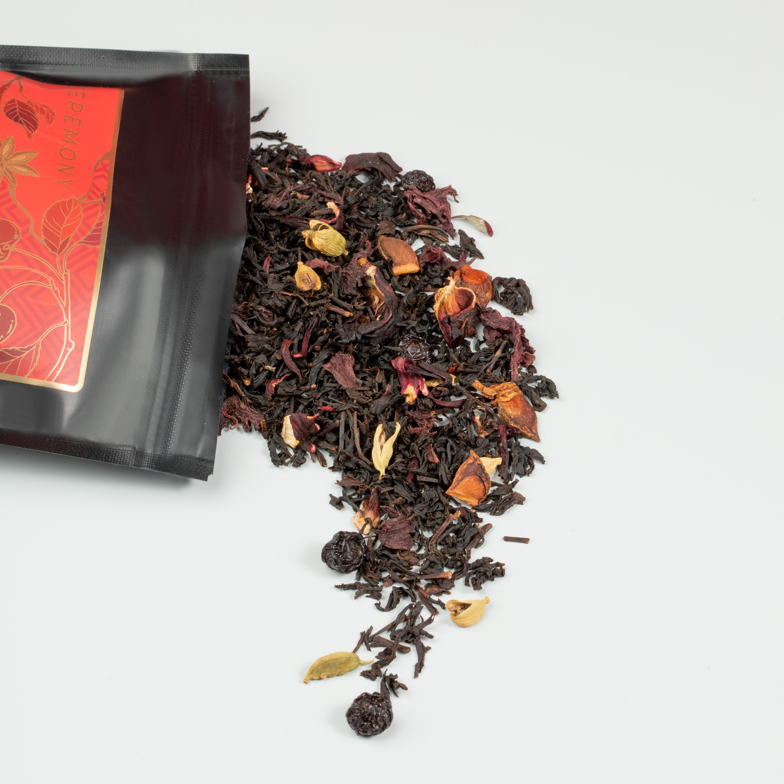 Чай для оптовой компании бренд Ceremony. Предметная фотография