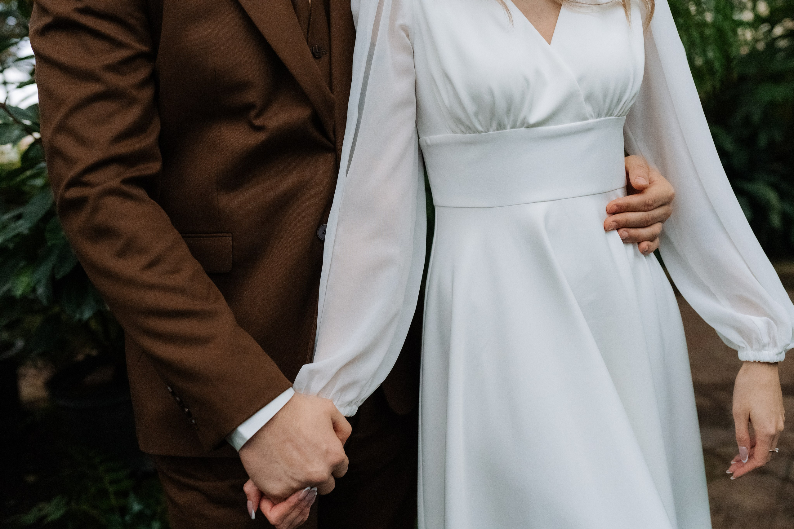 Свадебная фотосессия в оранжерее, Москва. Свадебный фотограф в Москве Анна Полушина