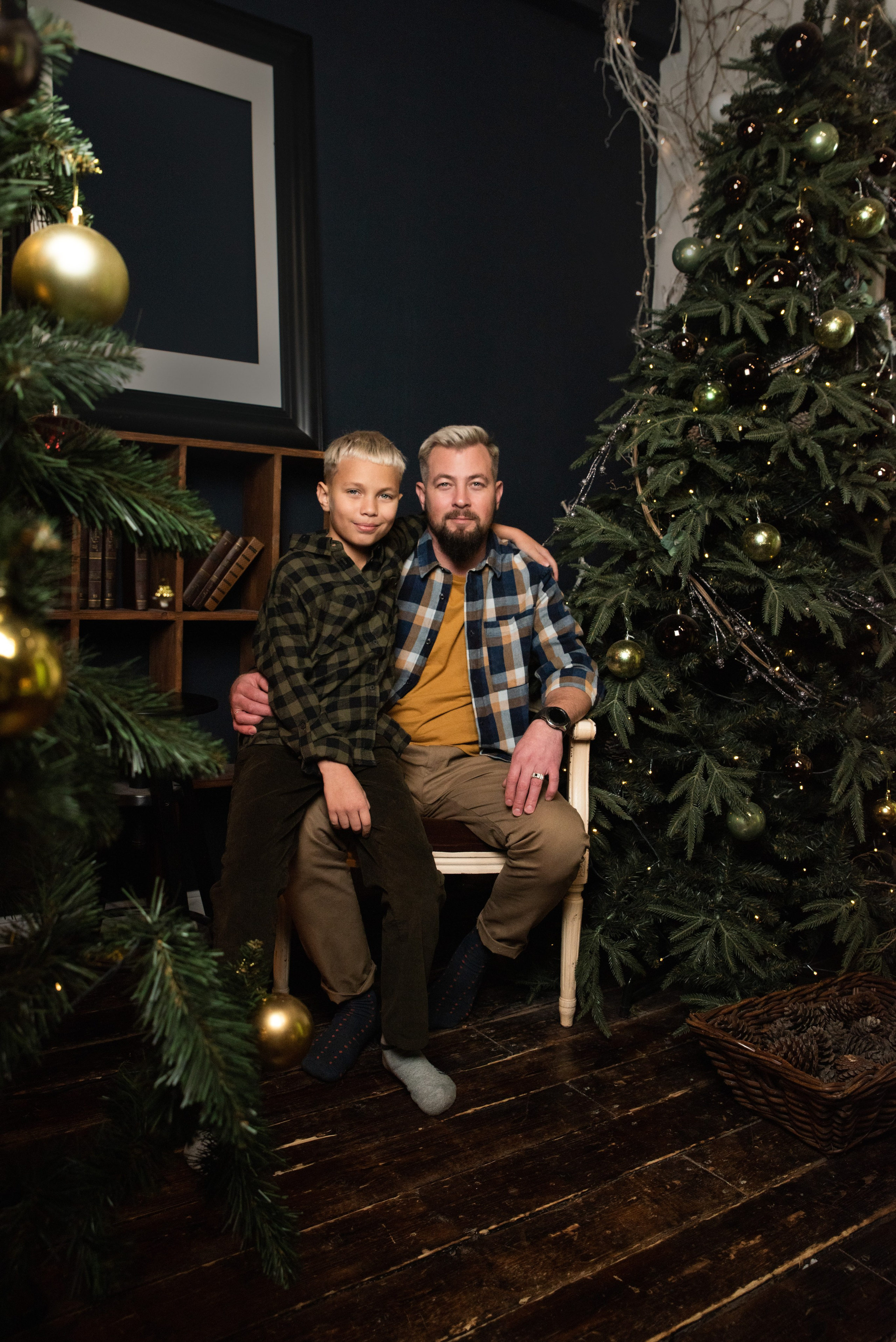 Оля, Женя и детки НГ. Фотограф в Краснодаре Анна Карелина