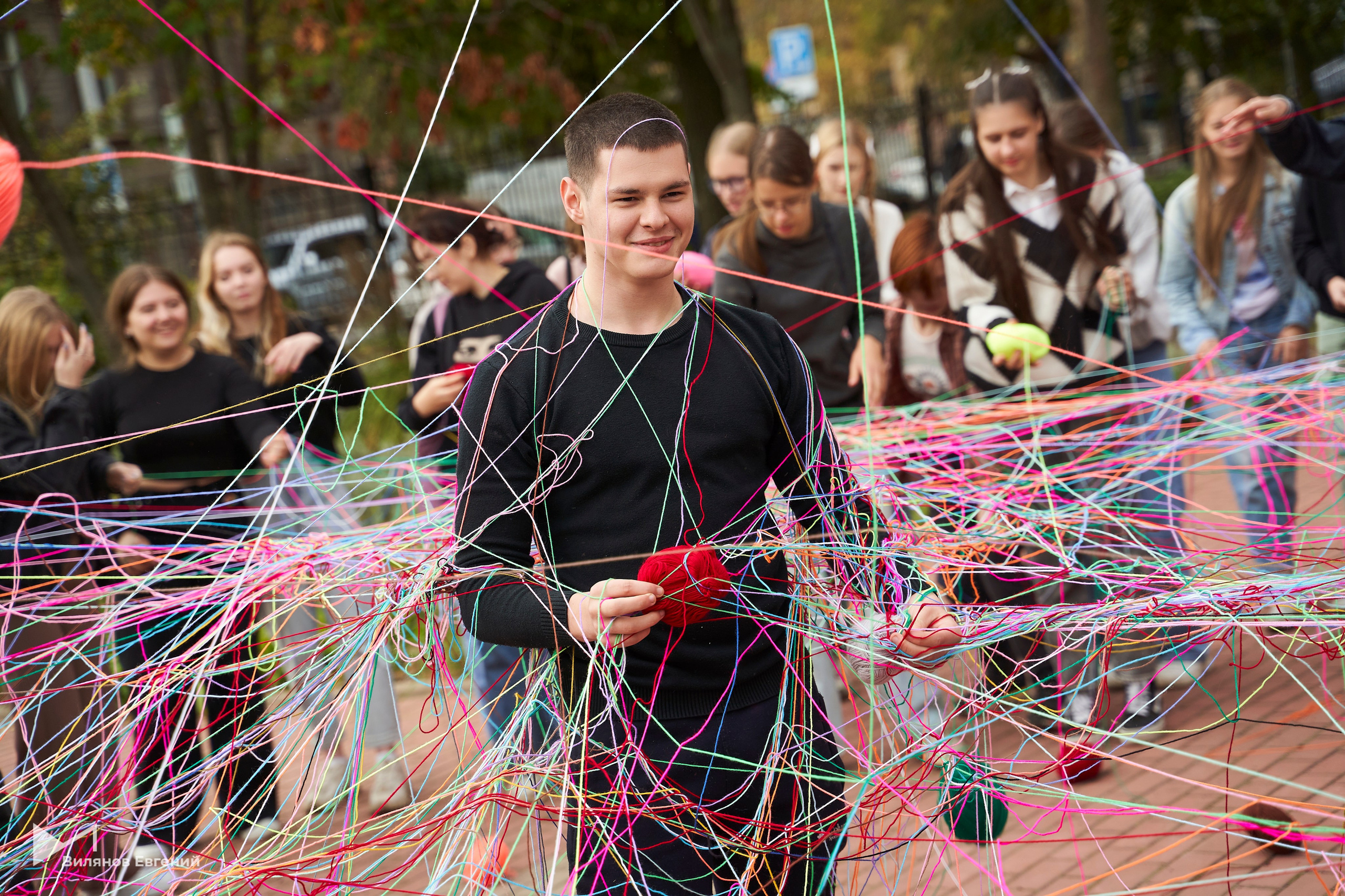 Мероприятие «Веревка» для первокурсников ННГАСУ. Репортажный фотограф Вилянов Евгений. Нижний Новгород