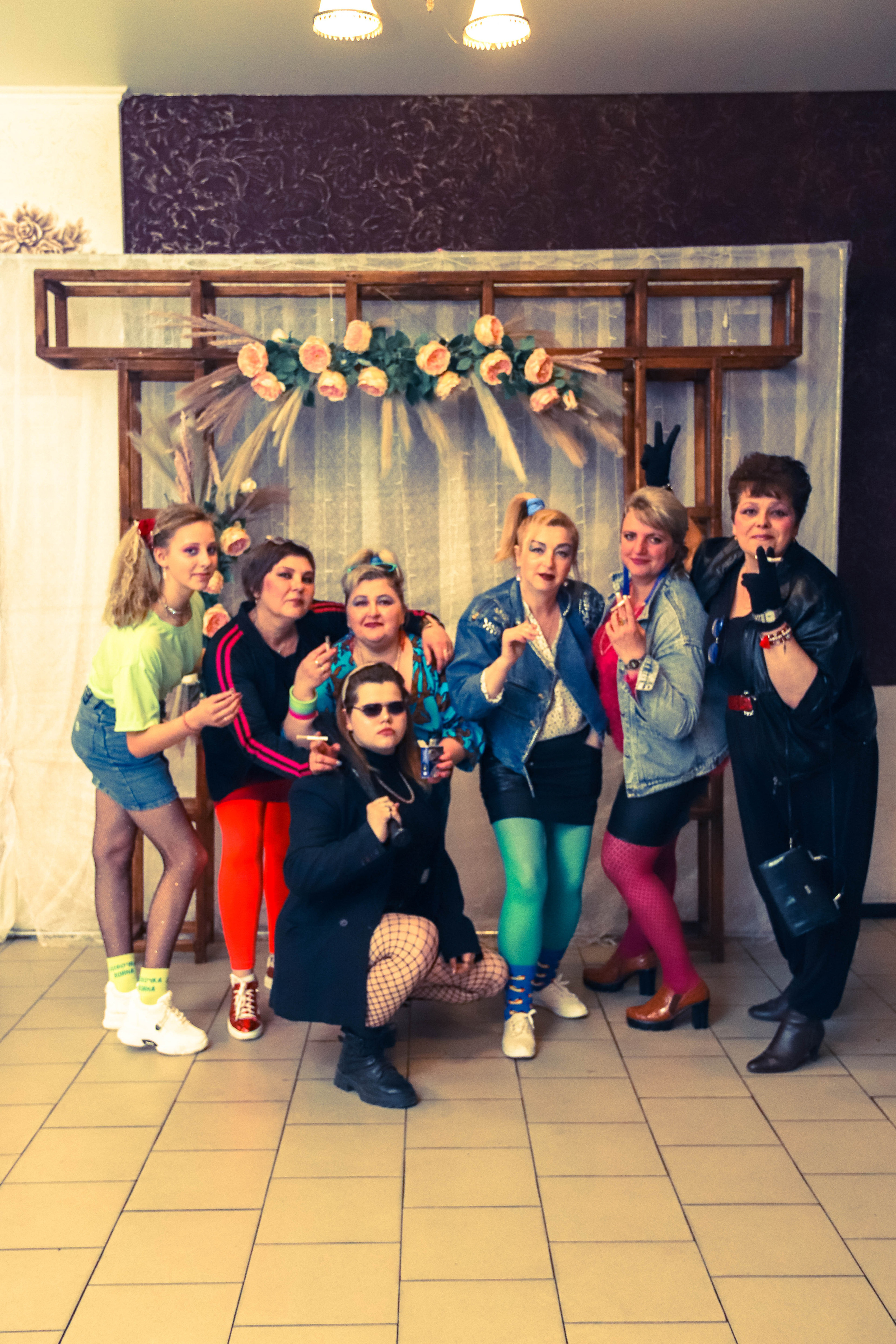 Вечеринка в стиле 90-х (кафе Кукушка). Фотограф Дарья Маташкова