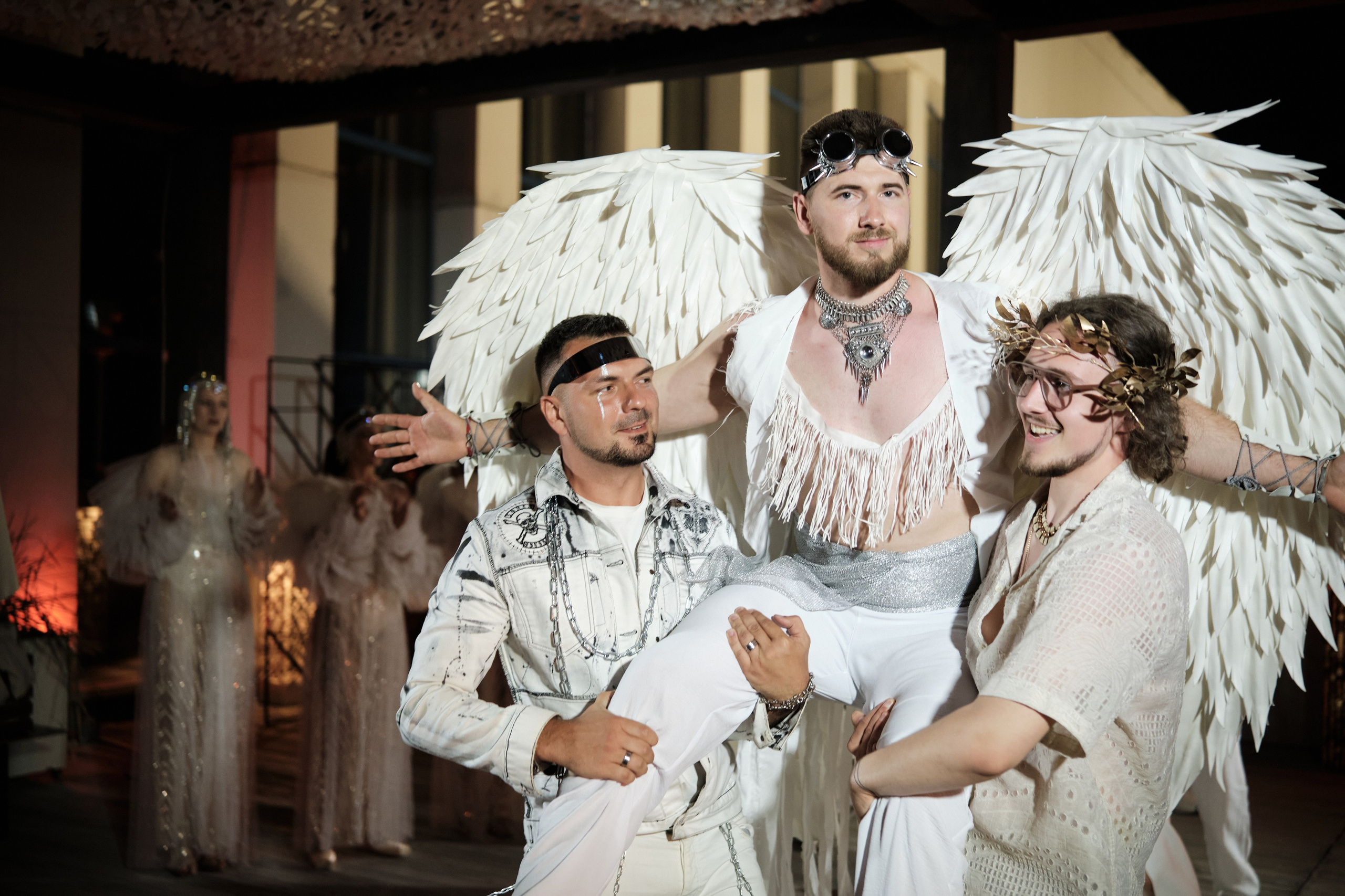 Burning Man на террасе White Point. Репортажный фотограф Дмитрий Литвинский. Минск, Беларусь, мир