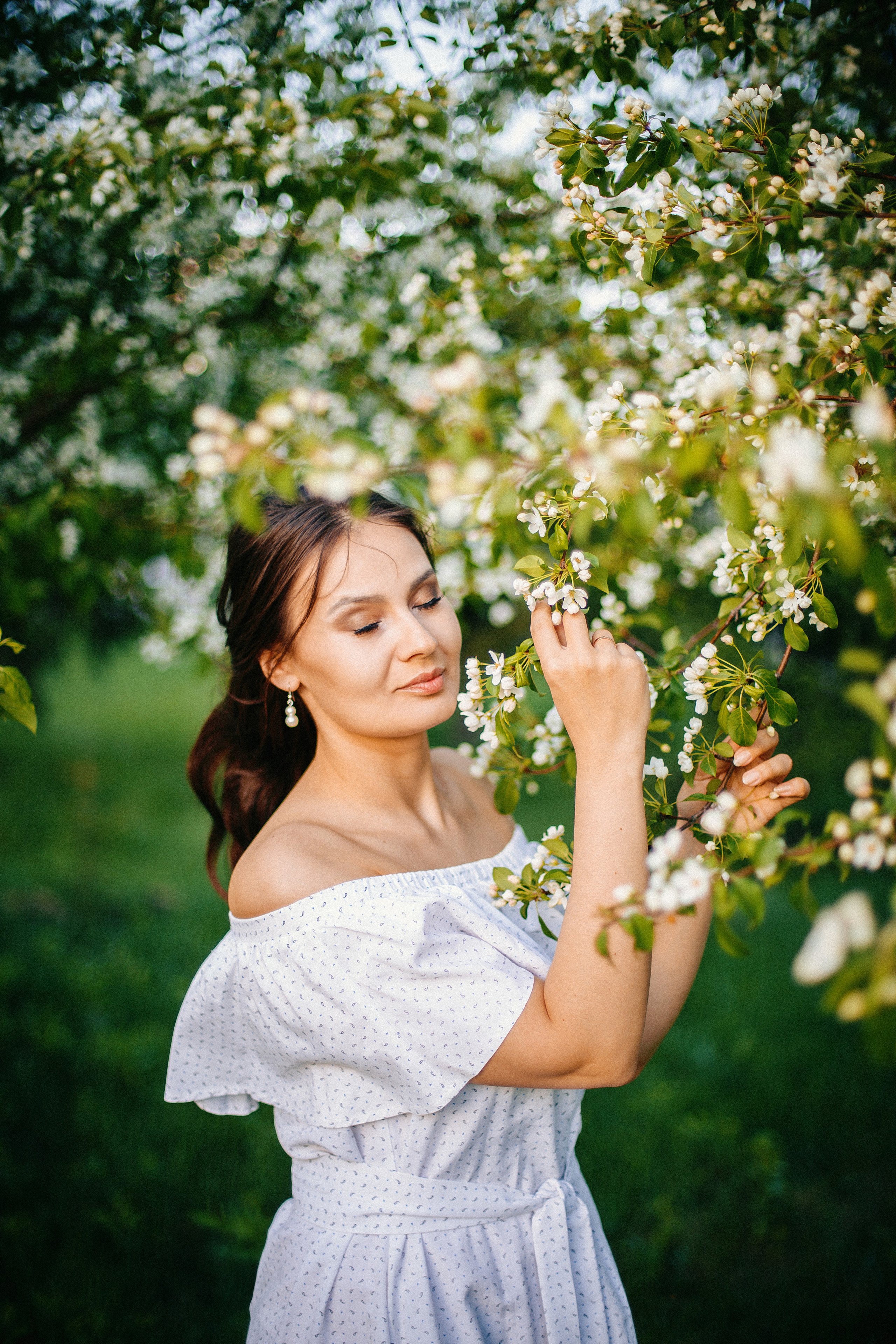 Весна девушка съемка. Выпускные альбомы Искитим, Бердск и Новосибирск Крюкова Елена
