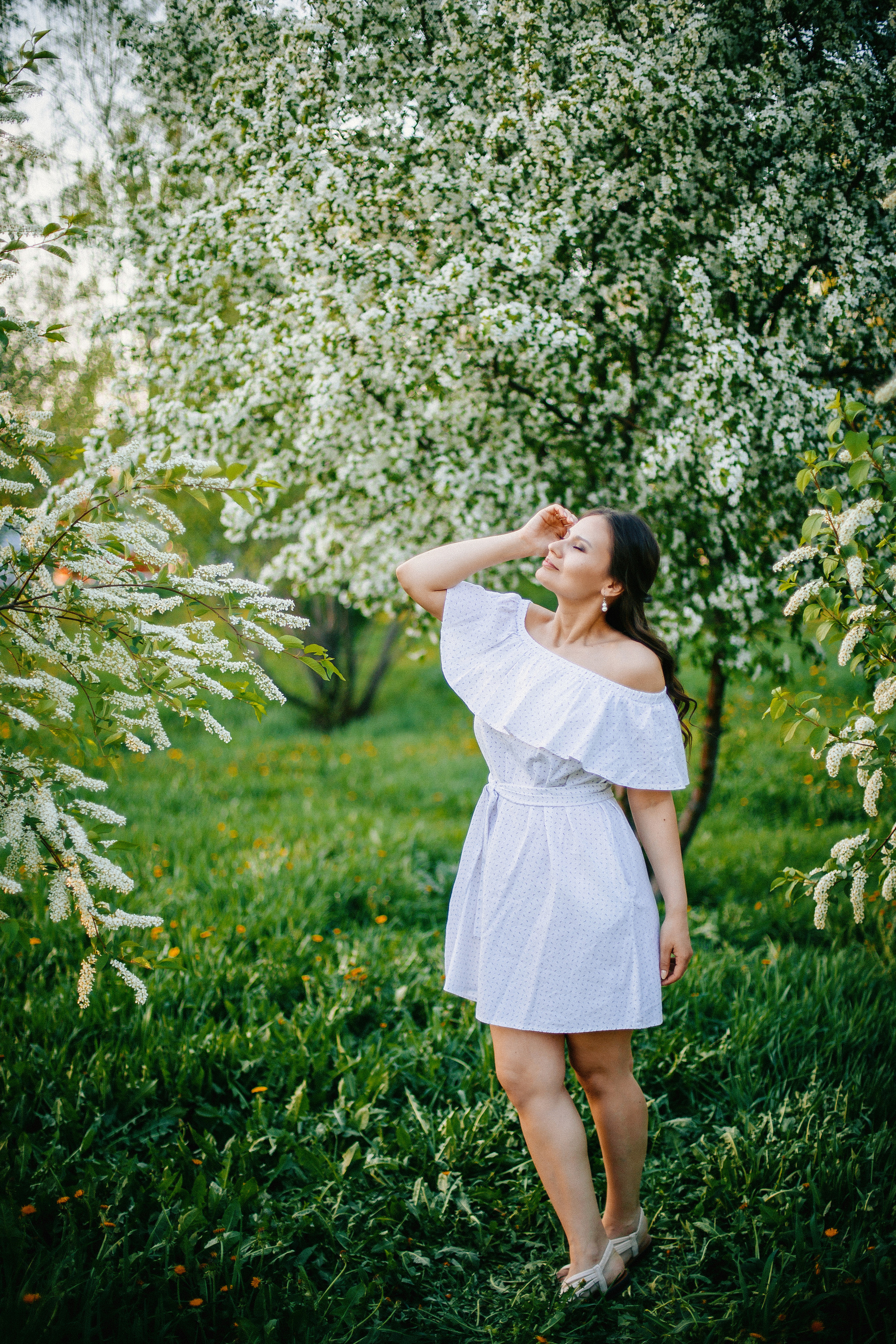 Весна девушка съемка. Выпускные альбомы Искитим, Бердск и Новосибирск Крюкова Елена