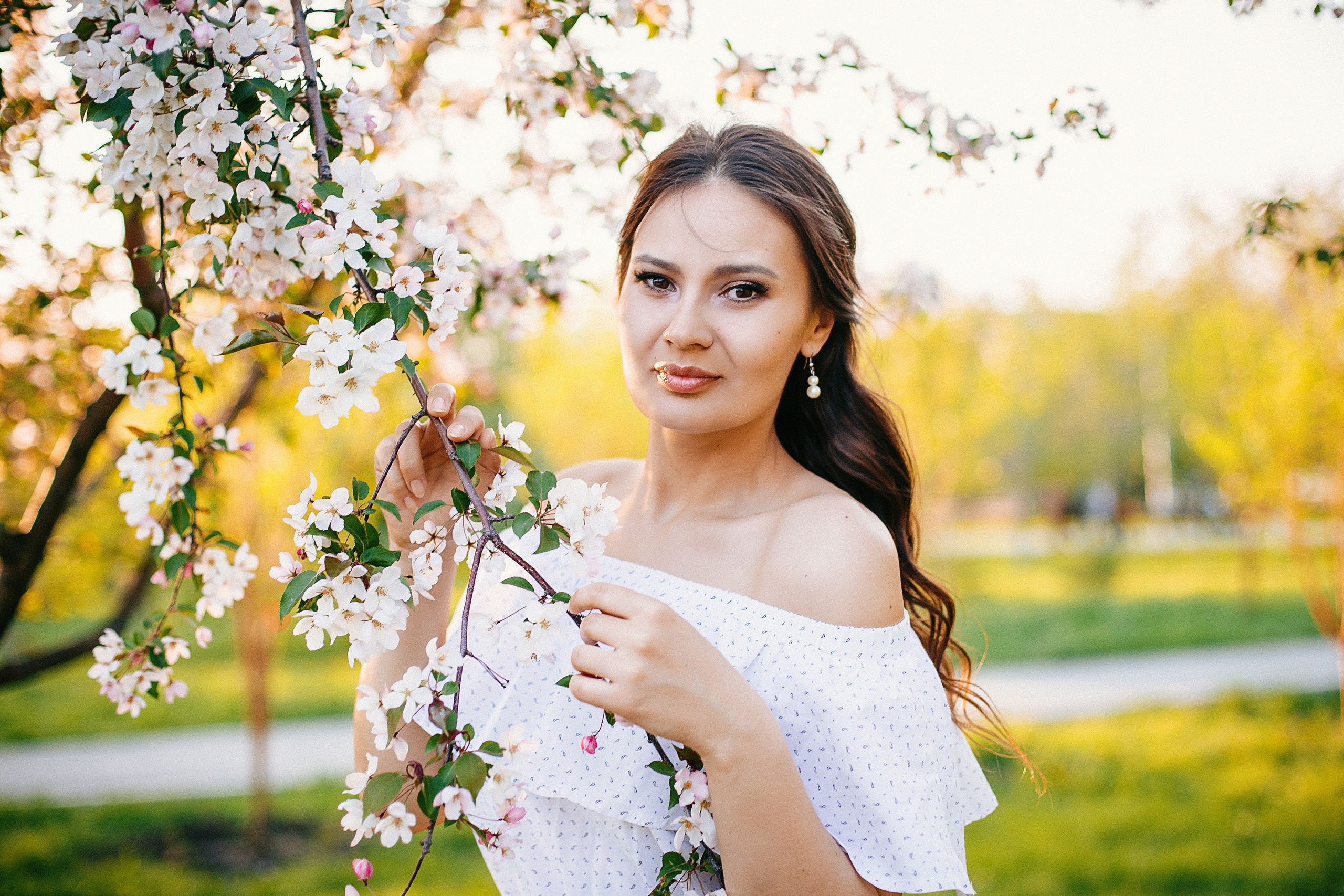 Весна девушка съемка. Выпускные альбомы Искитим, Бердск и Новосибирск Крюкова Елена