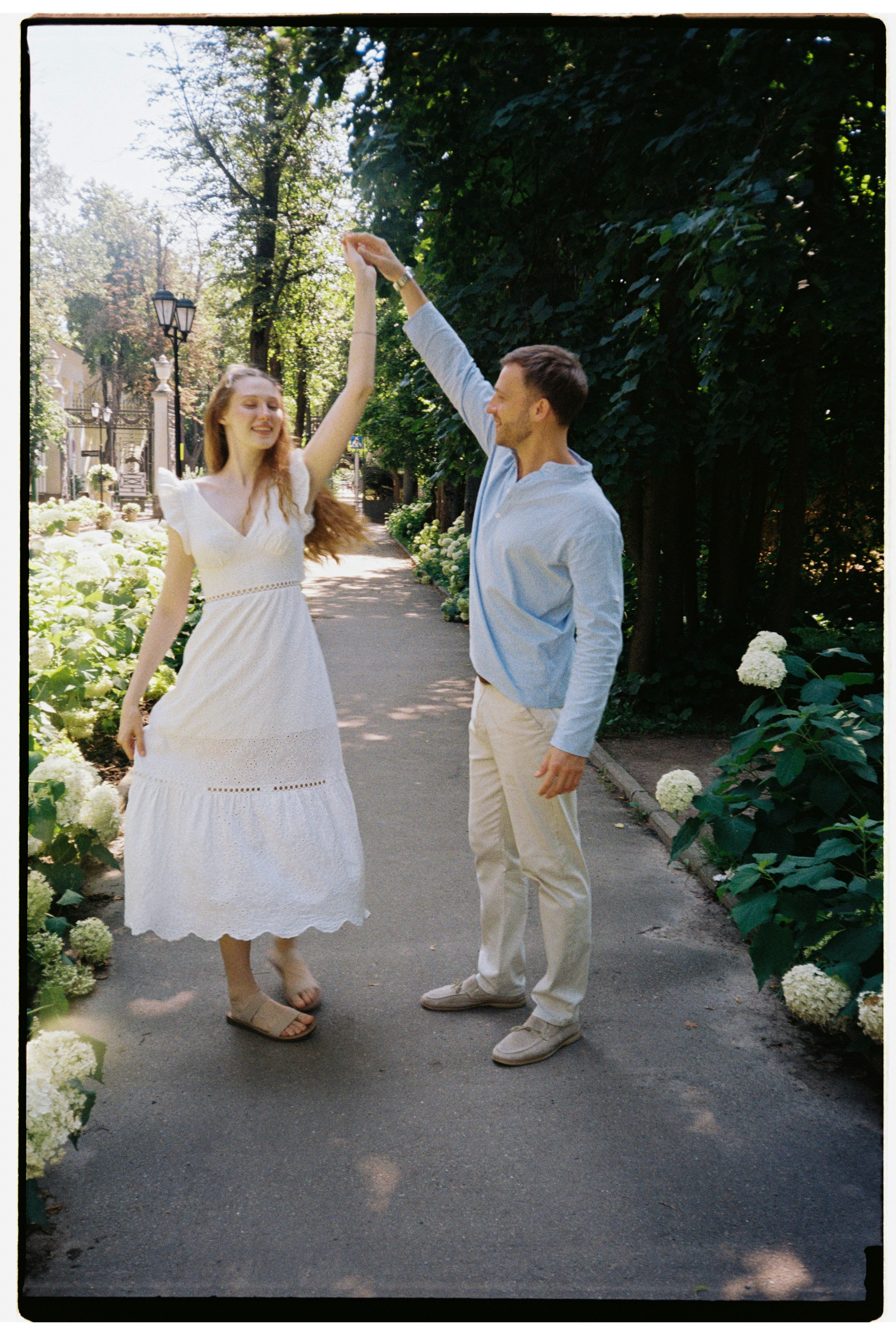 Прогулка лавстори предсвадебная в Парке Горького