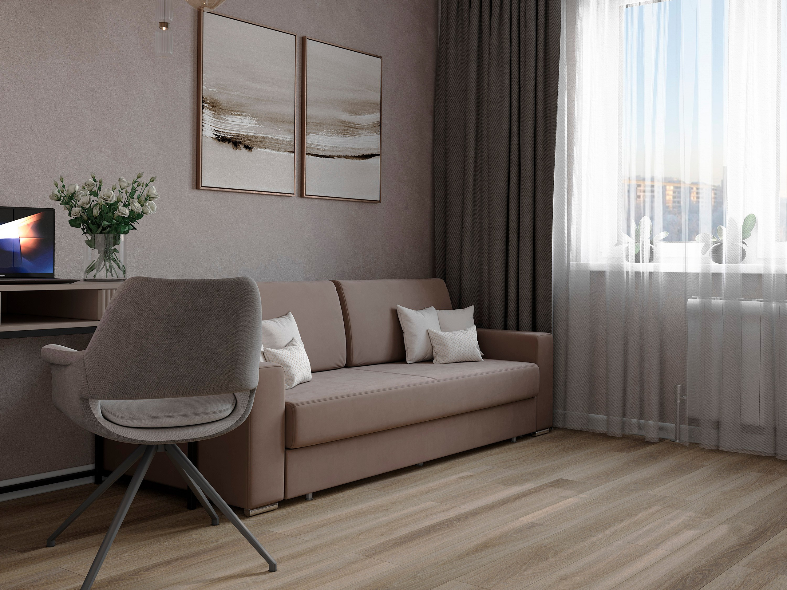 Квартира 120 кв. м. 3D визуализатор