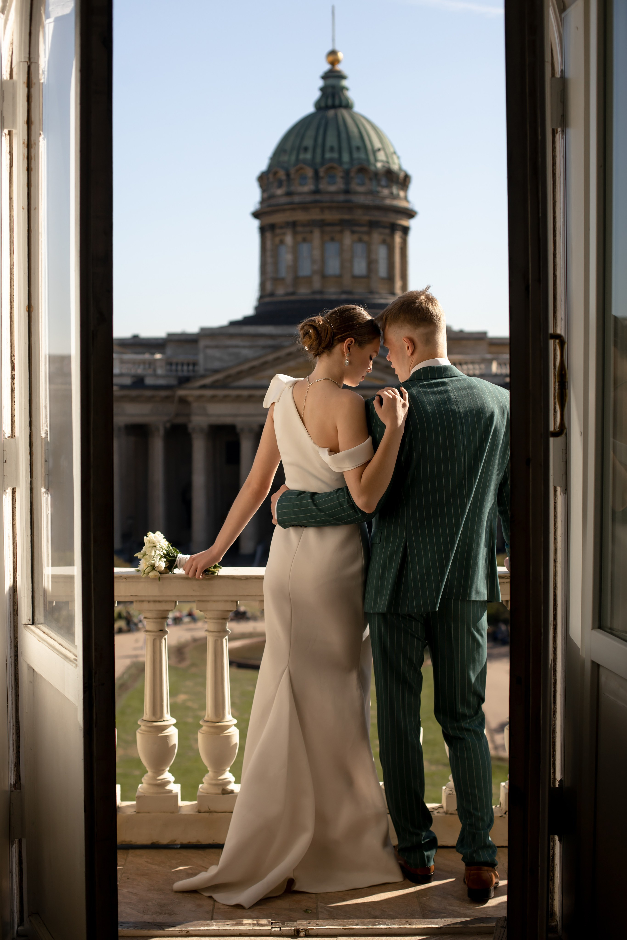 С видом на Казанский собора. Свадебный и семейный фотограф в Москве Диана Левченко