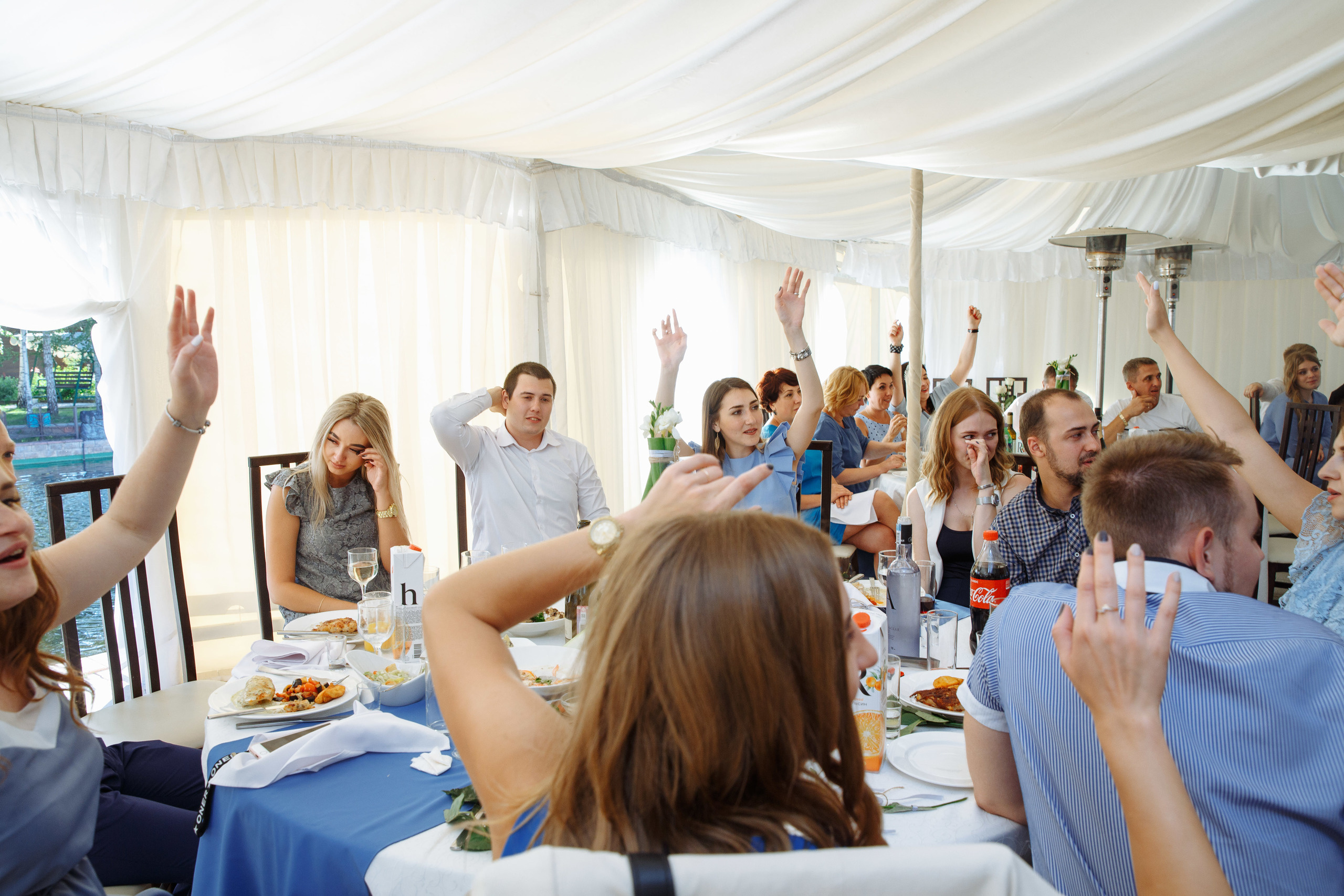 Сборы в Санаторий "Парус" Кудряшовский, банкетный зал Загородная резид. Фотограф Новосибирск Татьяна Богачек