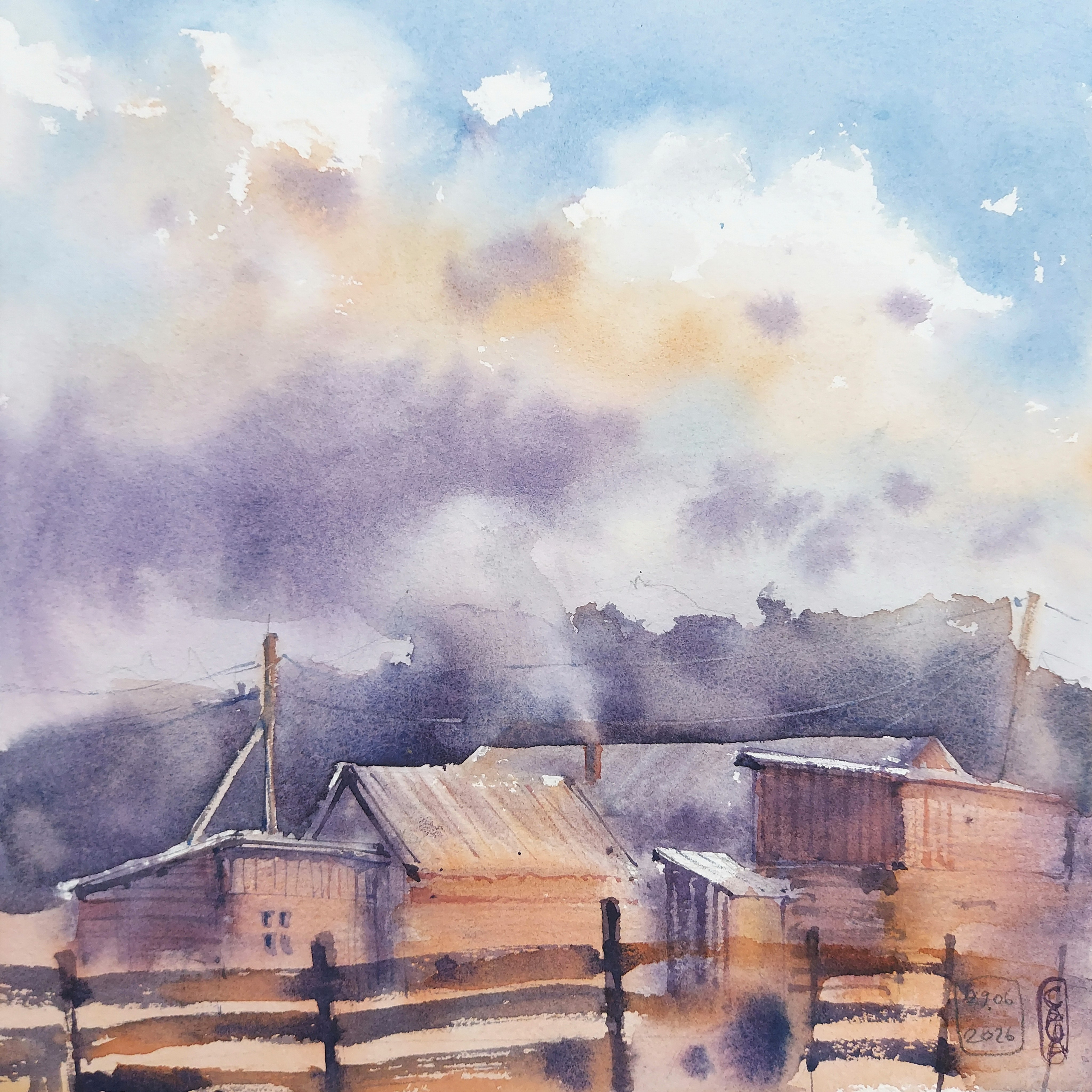 Teguldet | Sunset | June 2026 | 26 x 26 cm