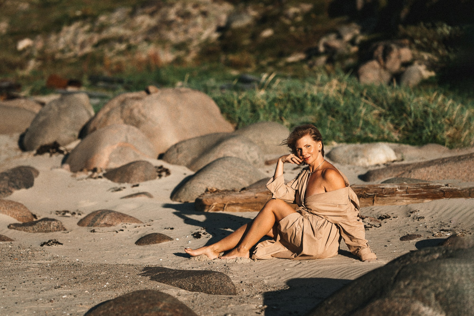 Женский портрет на закате. Фотограф в Мурманске Екатерина Рудак