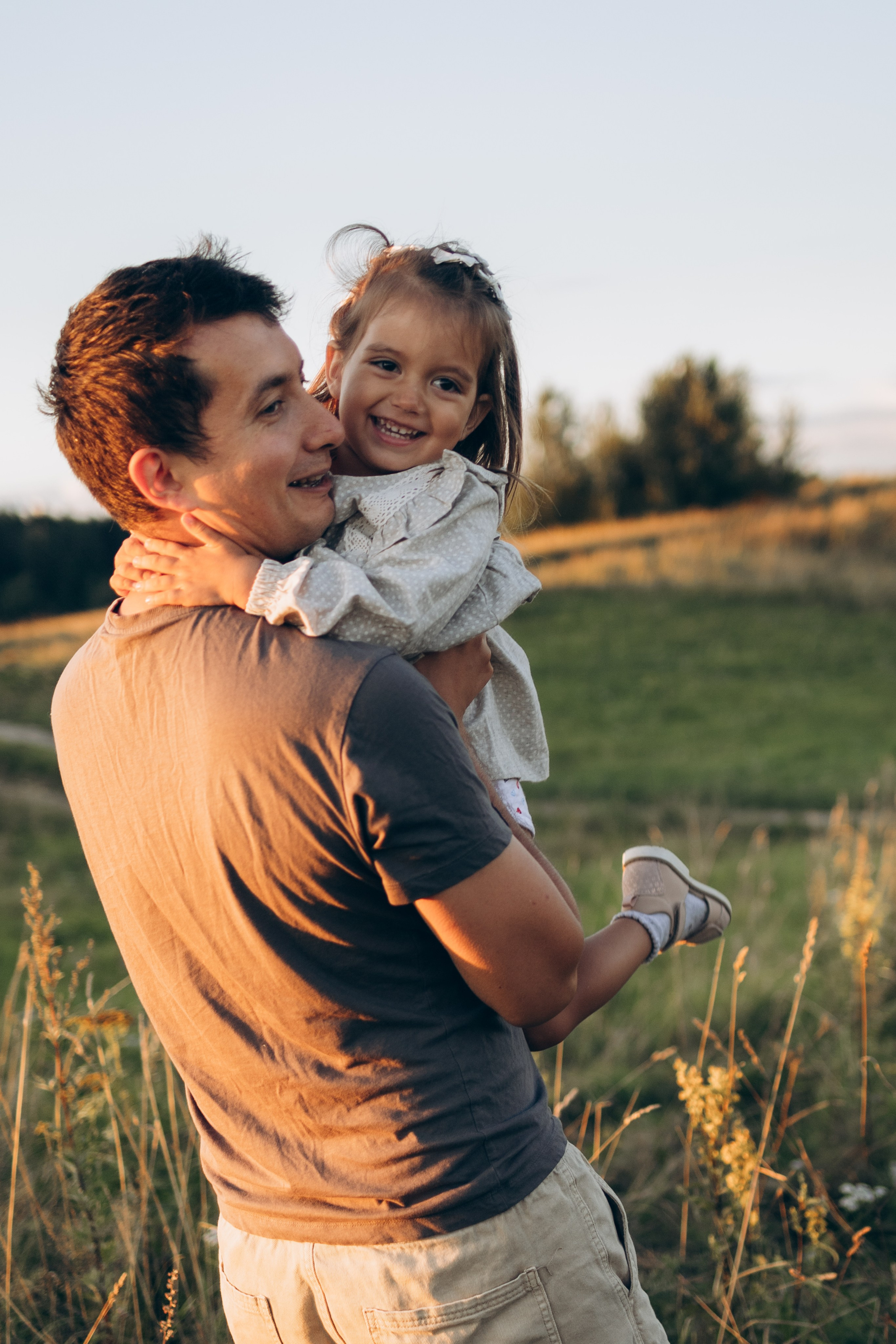 Семейная фотосессия на Колтушских высотах. Семейный и детский фотограф в Санкт-Петербурге Павлова Елена