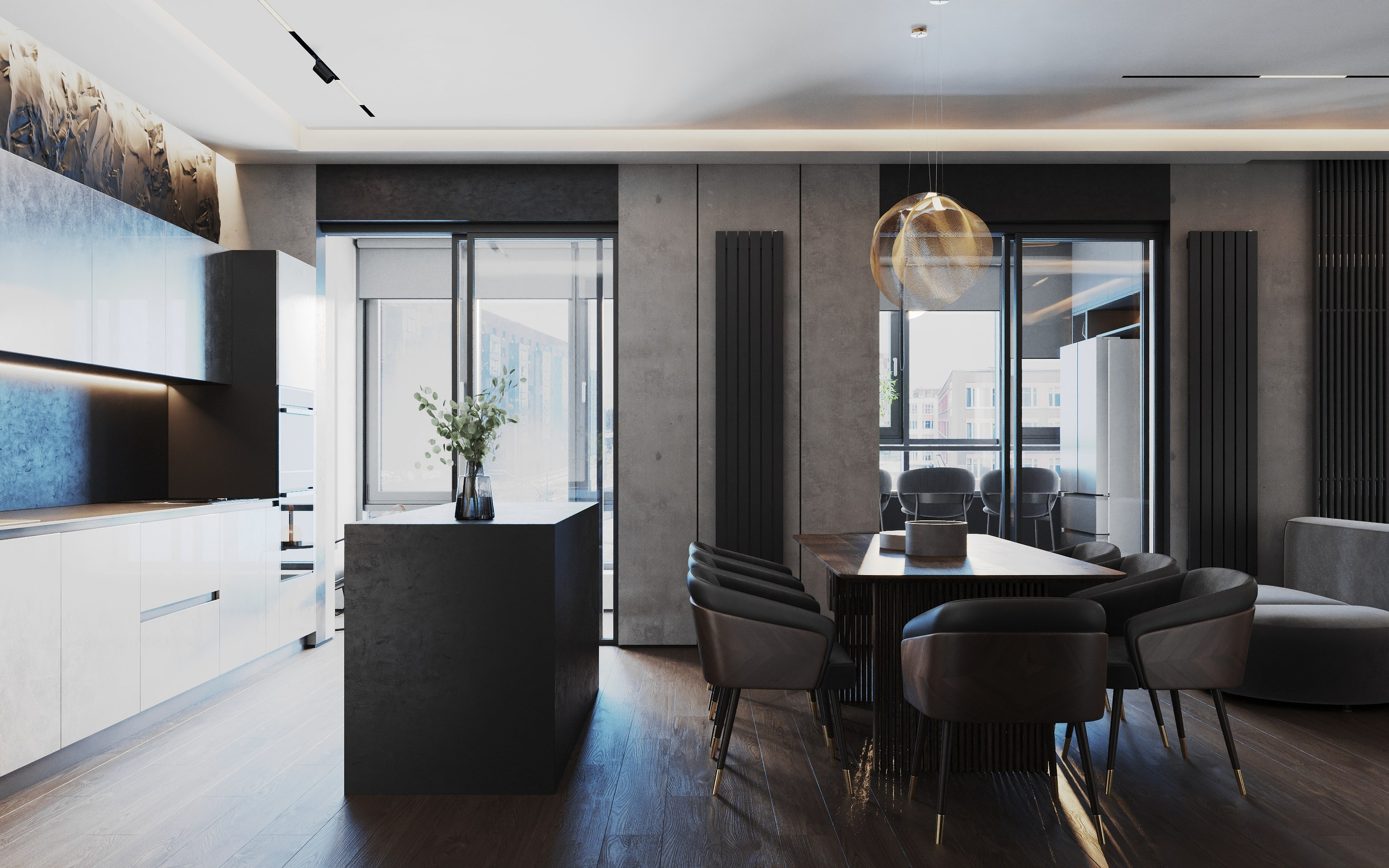 Квартира 115 м². Дизайнер интерьера Малюгина Ксения Санкт-Петербург